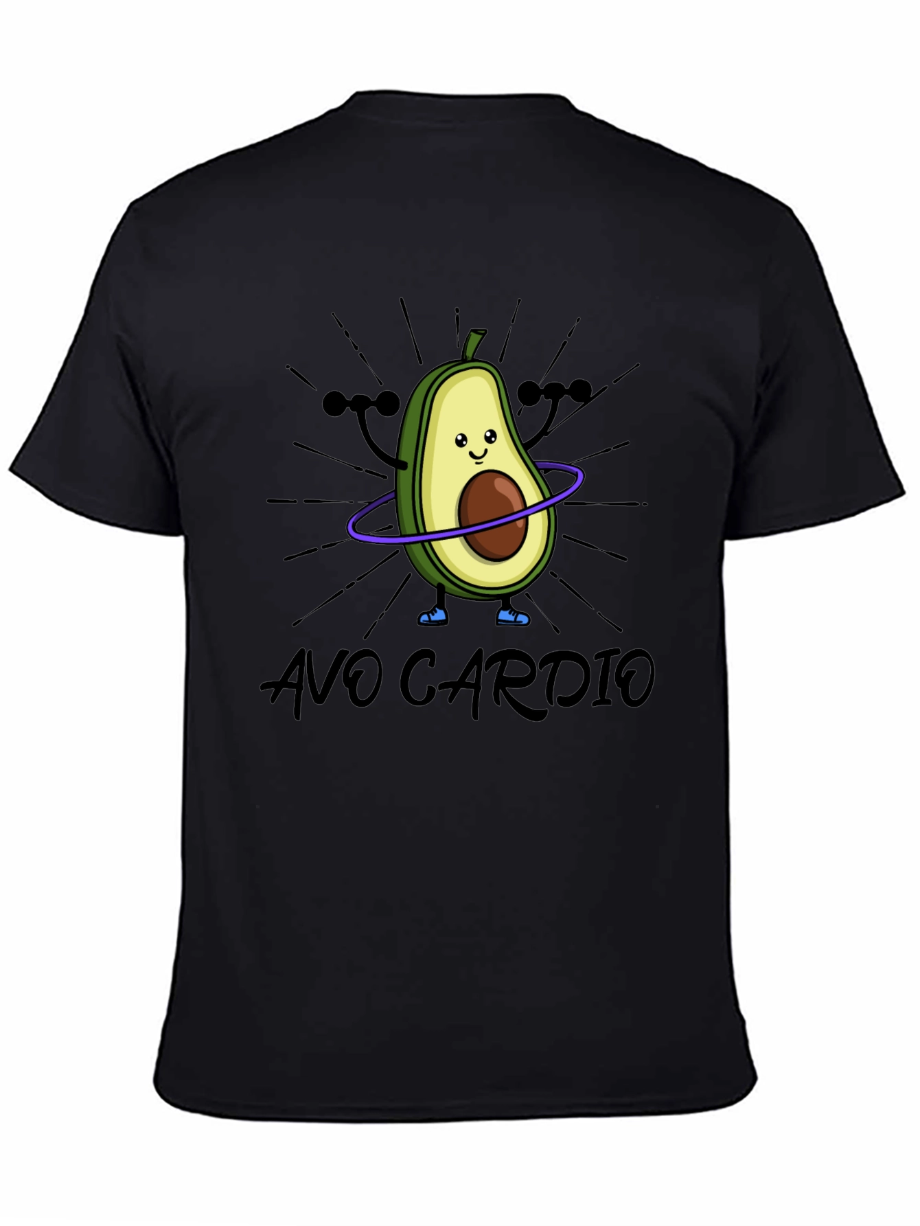 Avo Cardio Black T-Shirt