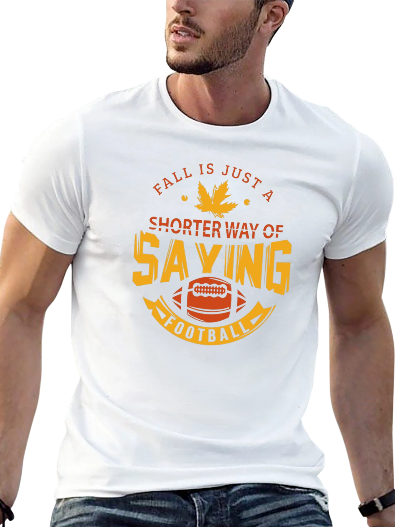 Fall Football Graphic Tee - Short Sleeve
