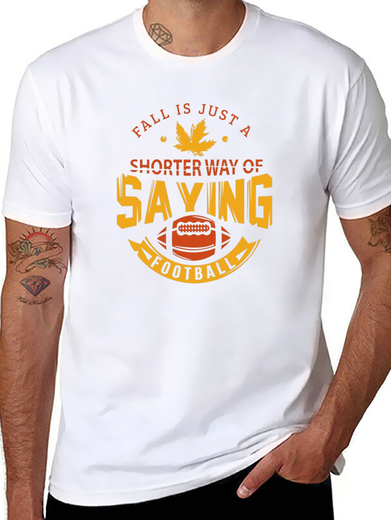 Fall Football Graphic Tee - Short Sleeve
