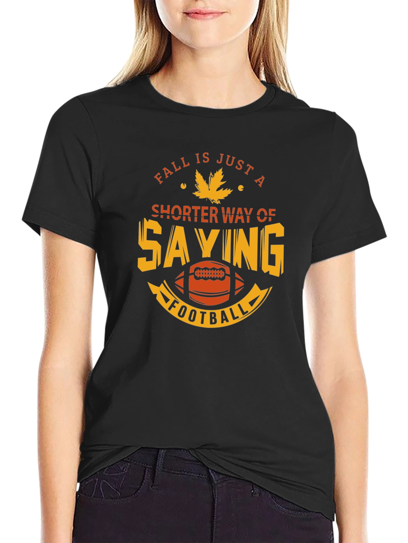 Fall Football Graphic Tee - Short Sleeve
