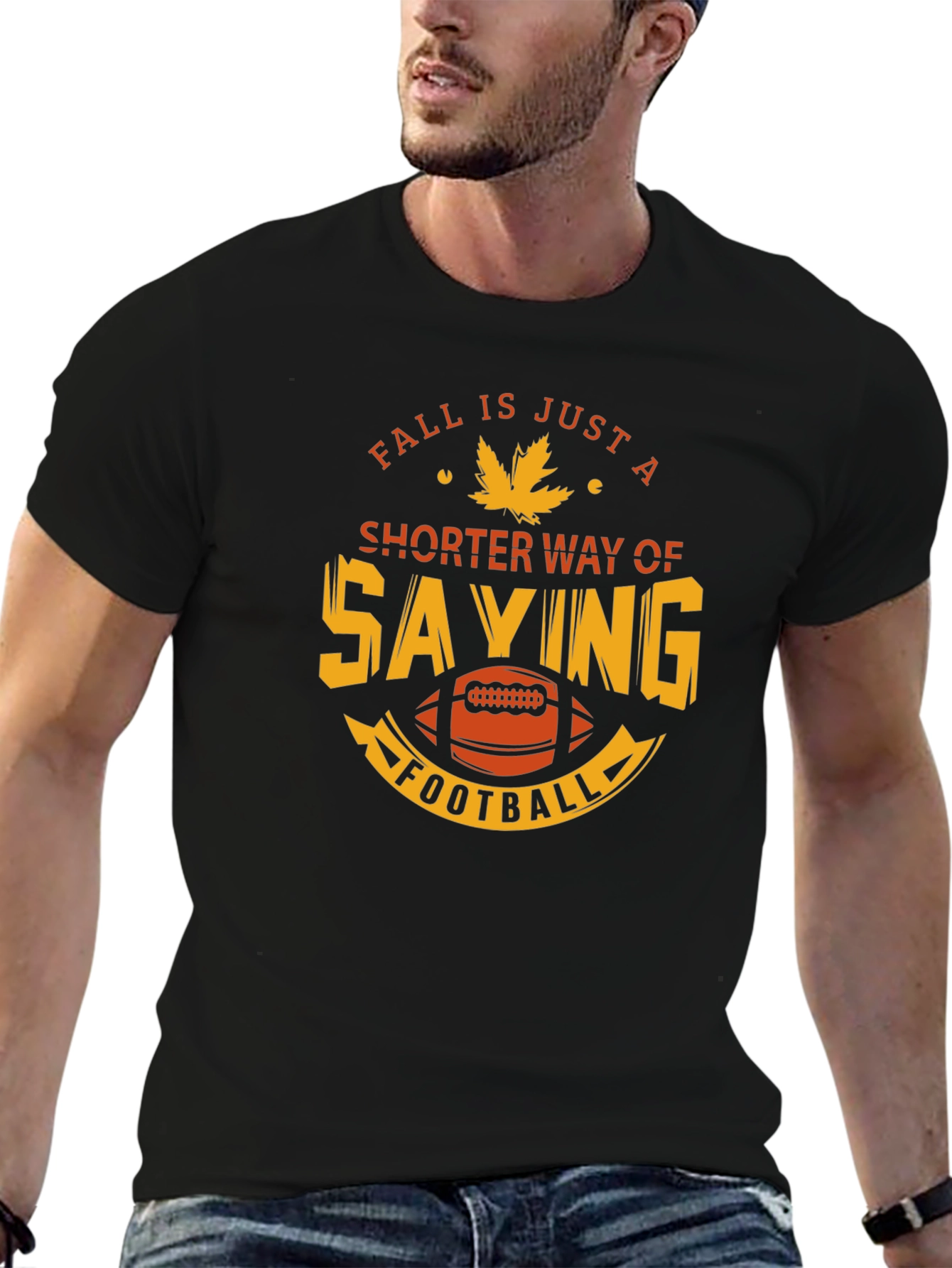 Fall Football Graphic Tee - Short Sleeve