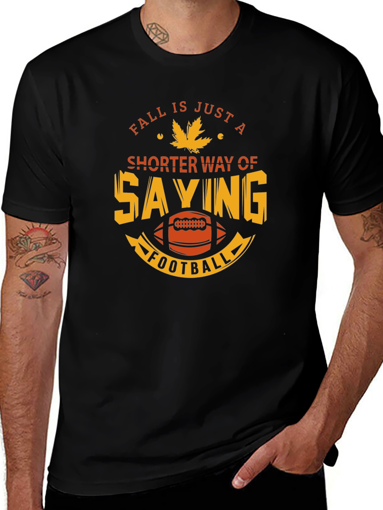 Fall Football Graphic Tee - Short Sleeve