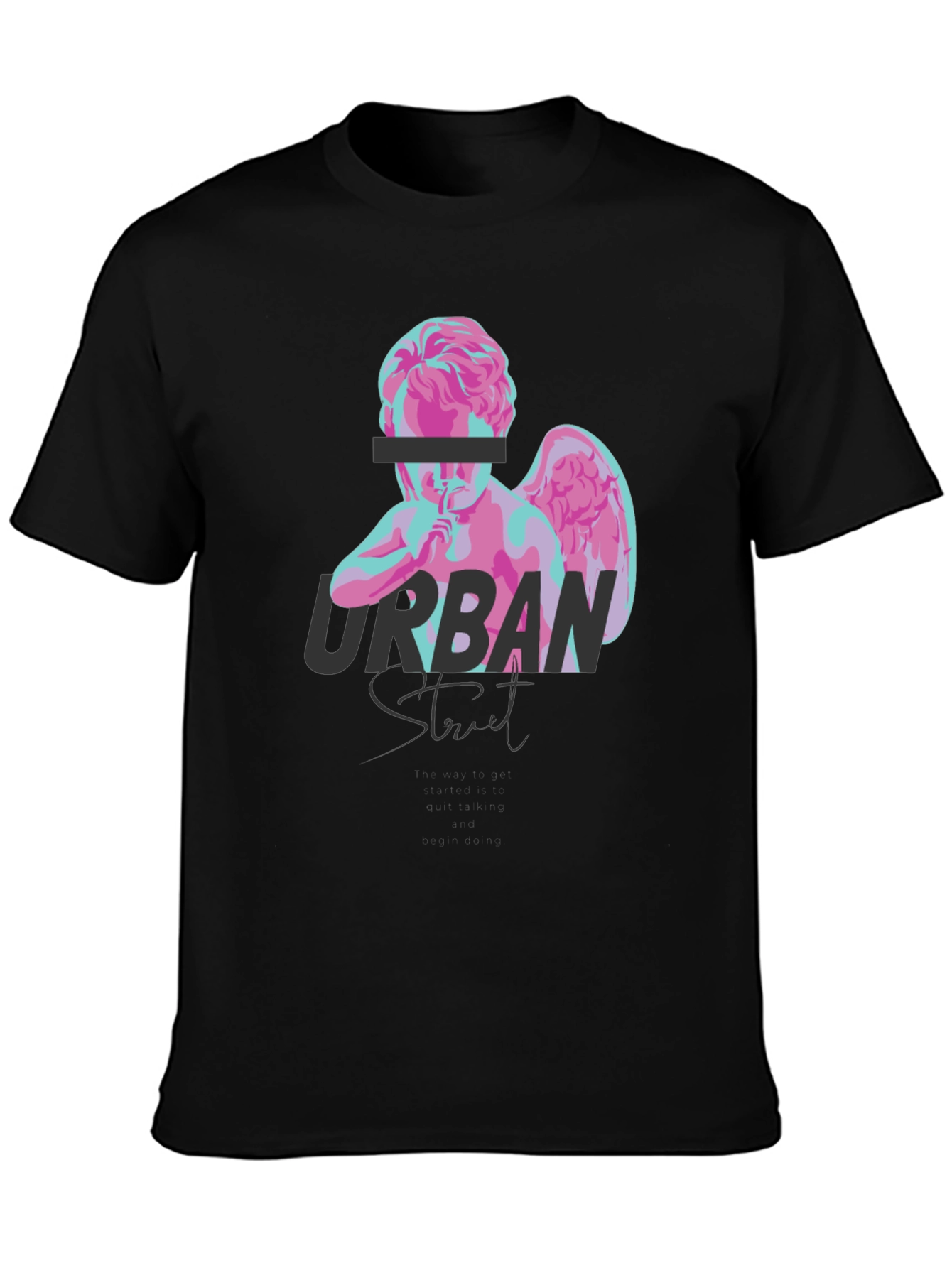Urban Street Angel Graphic T-Shirt