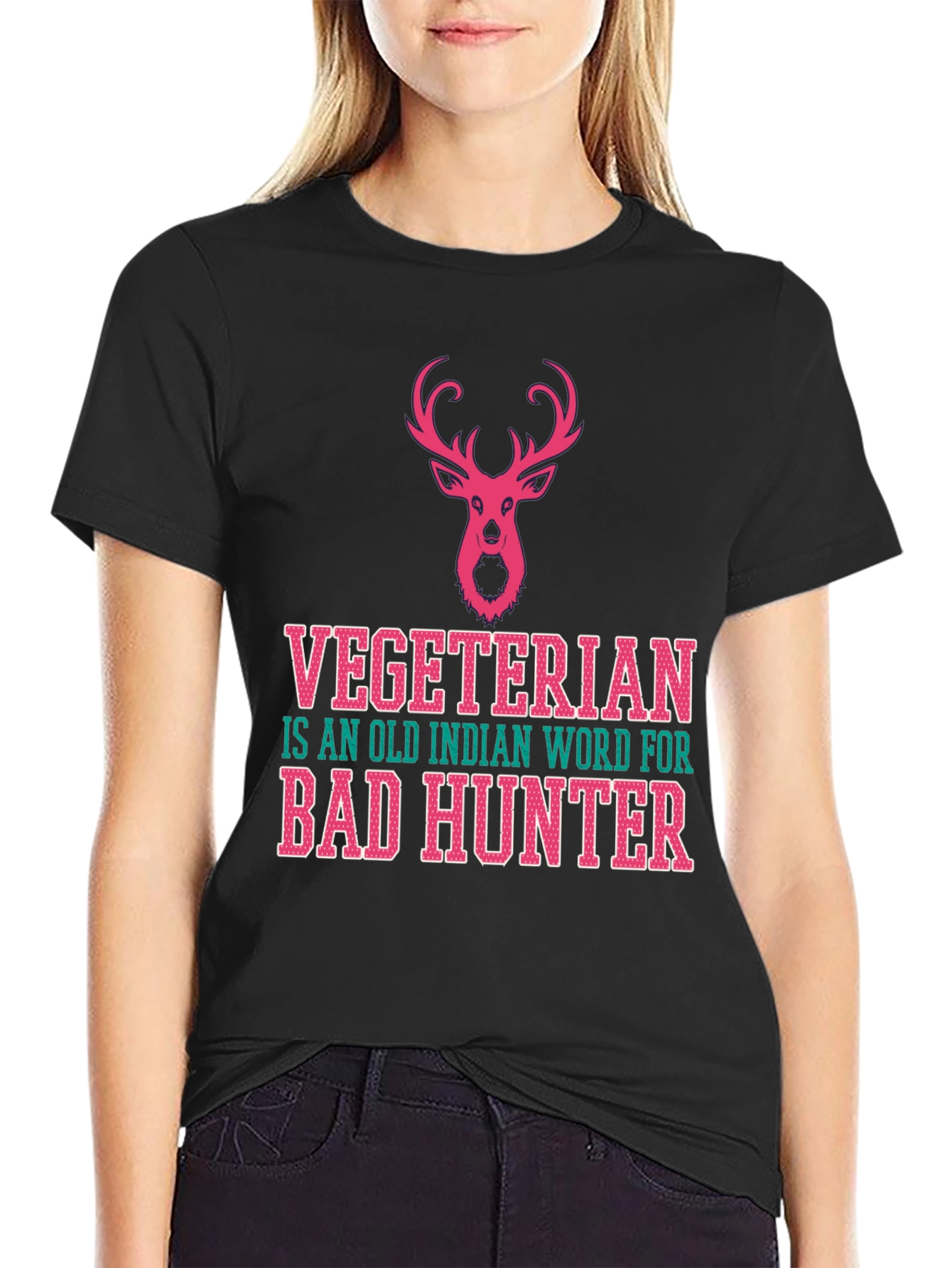 Vegetarian Bad Hunter Graphic Tee