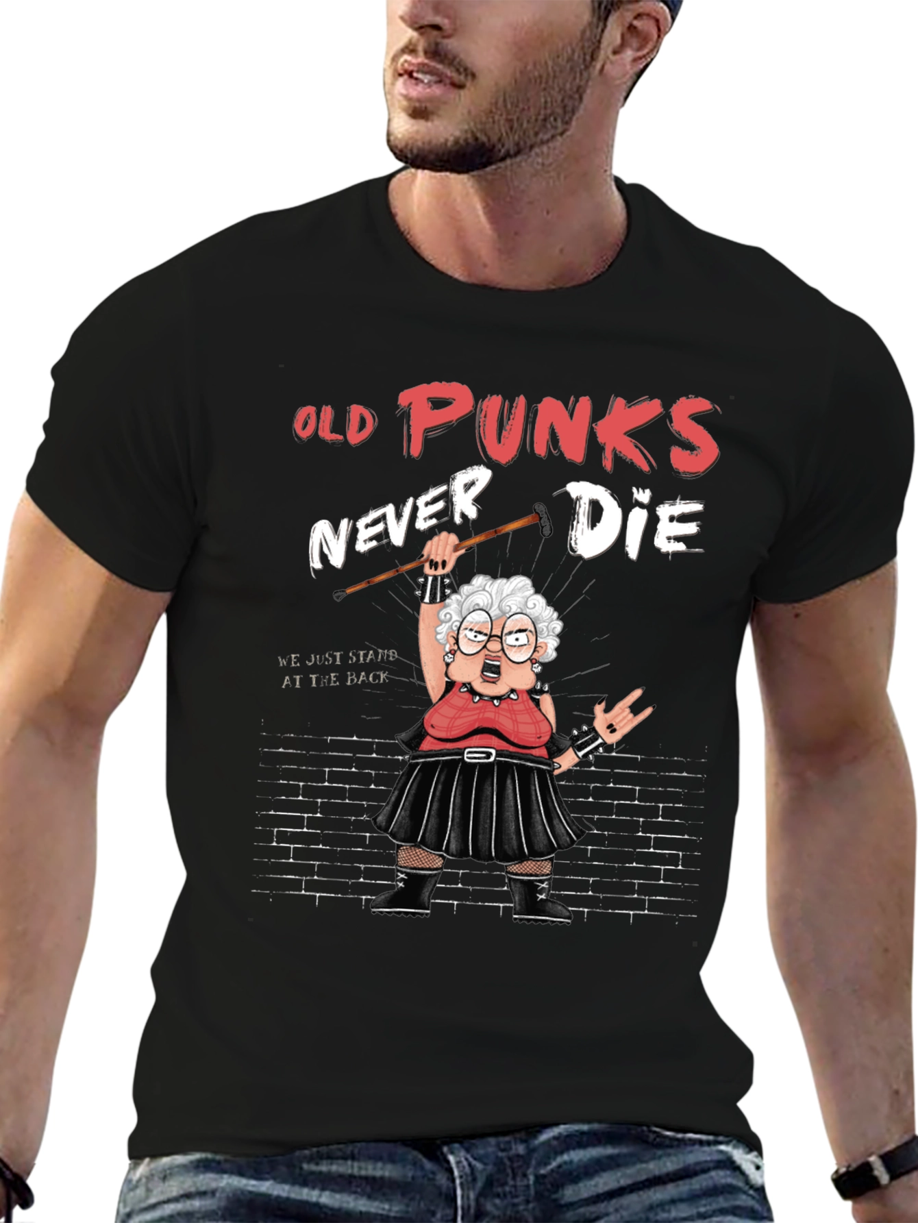 Old Punks Never Die Graphic T-Shirt