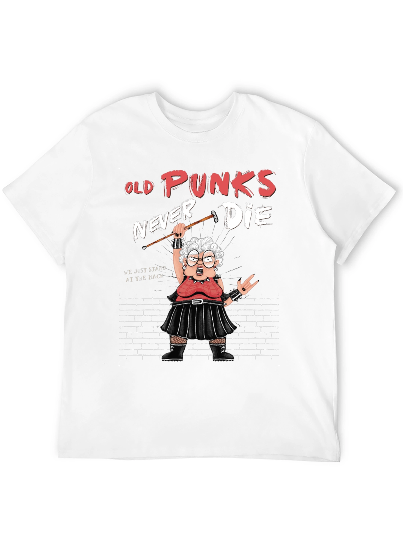 Old Punks Never Die Graphic T-Shirt