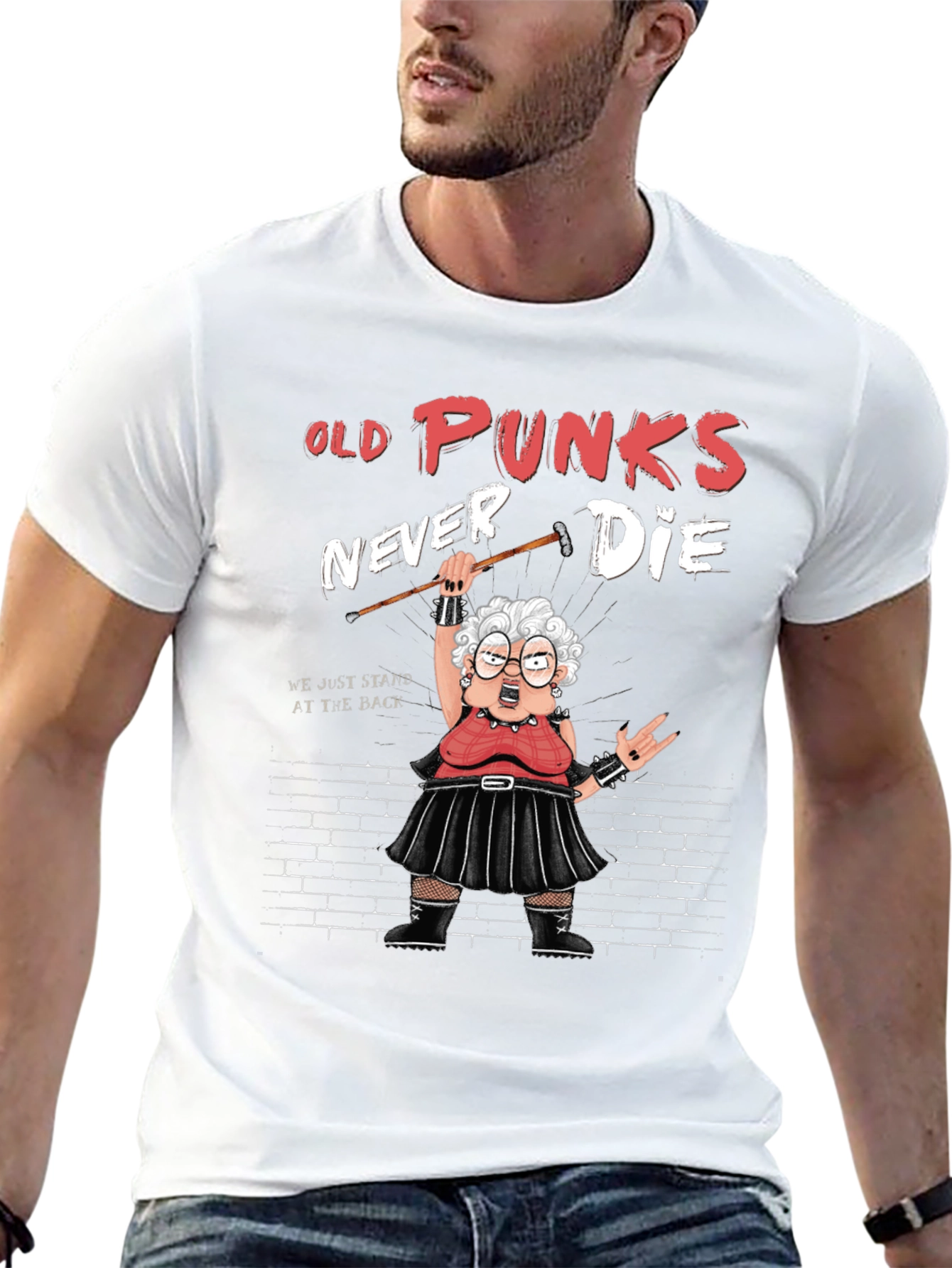 Old Punks Never Die Graphic T-Shirt