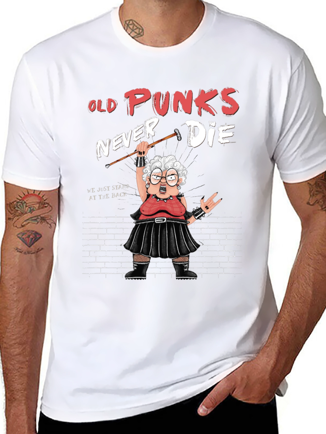 Old Punks Never Die Graphic T-Shirt