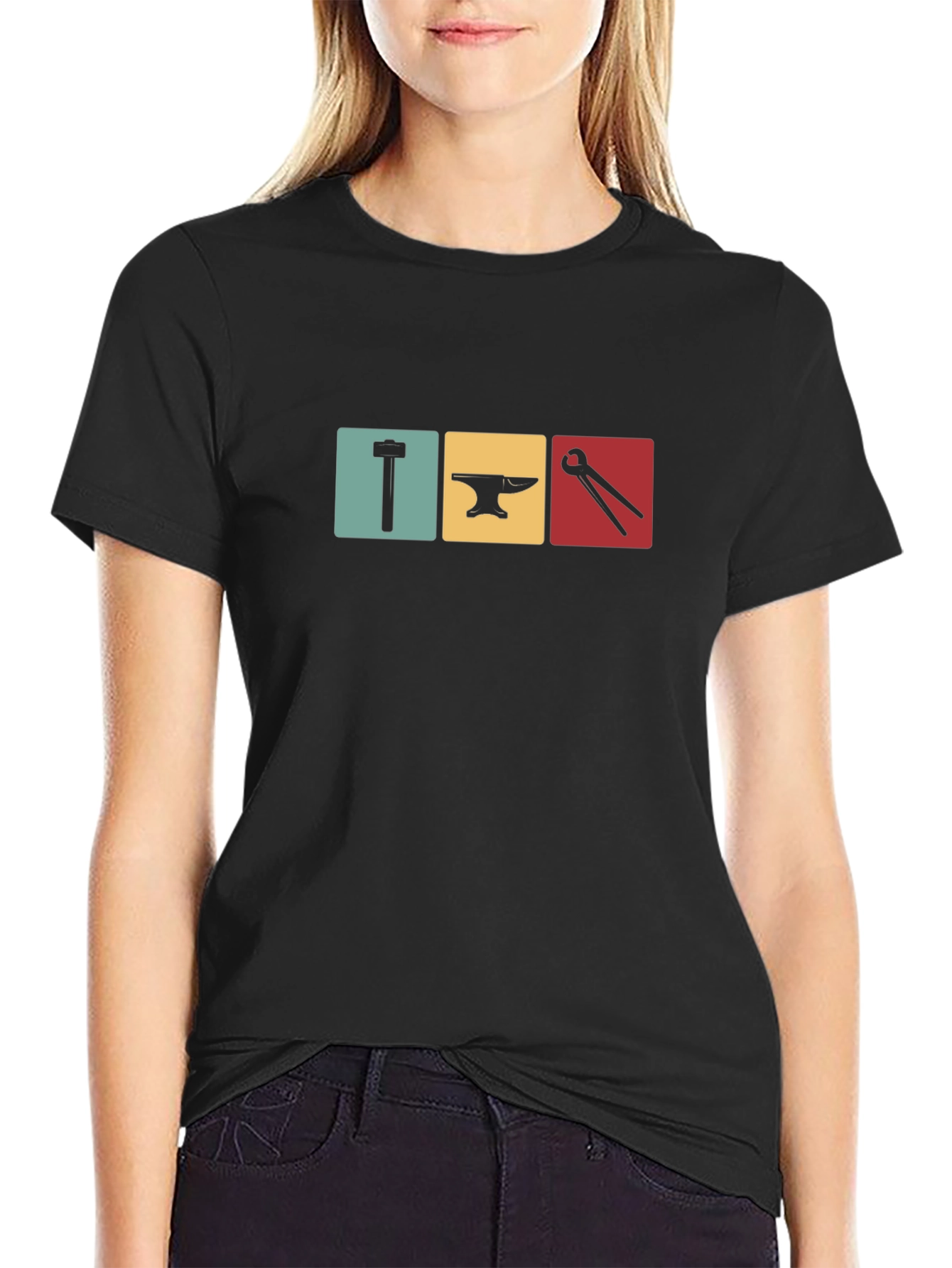 Blacksmith Tool Symbol Graphic Tee