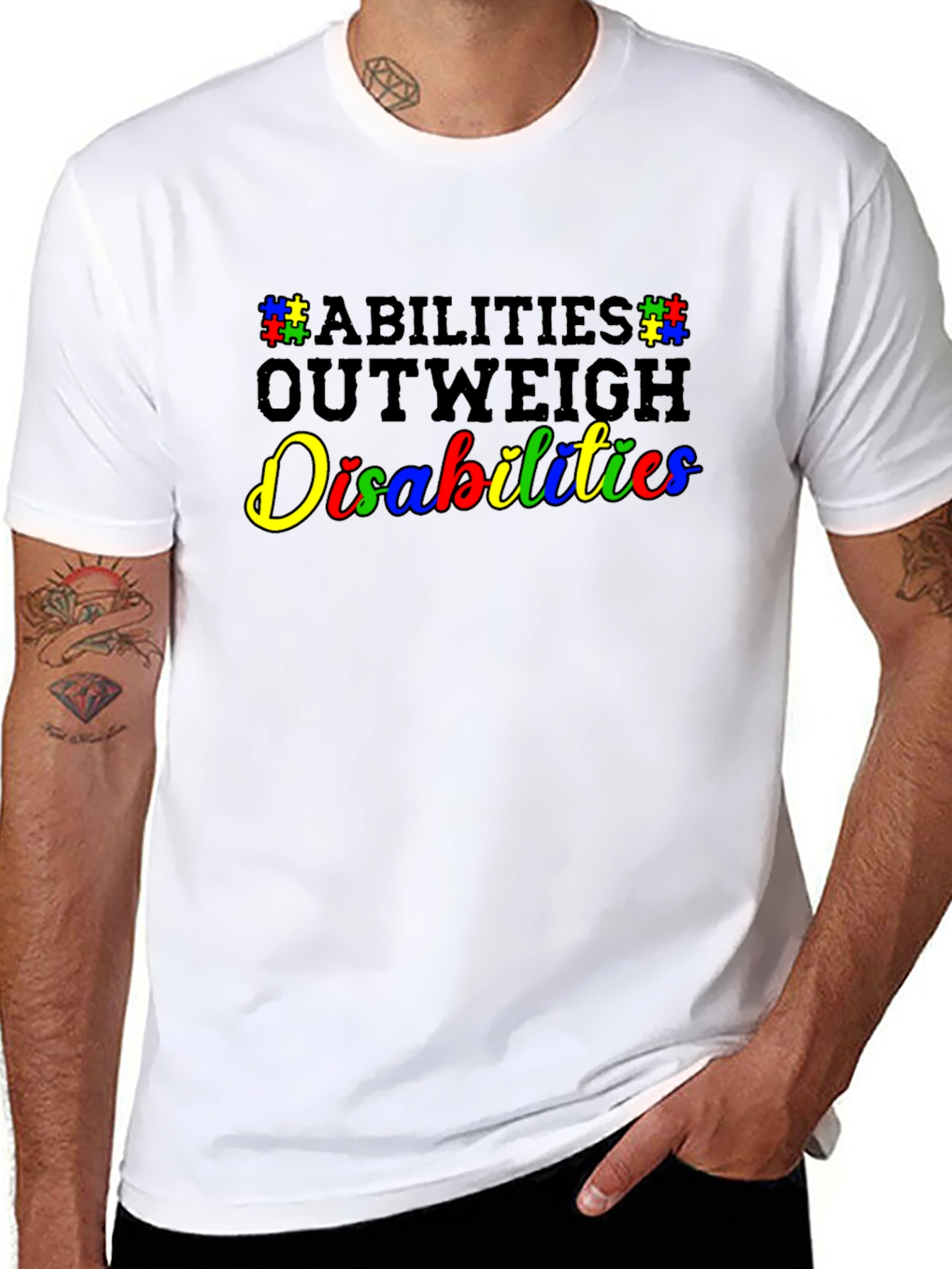 Abilities Outweigh Disabilities T-Shirt