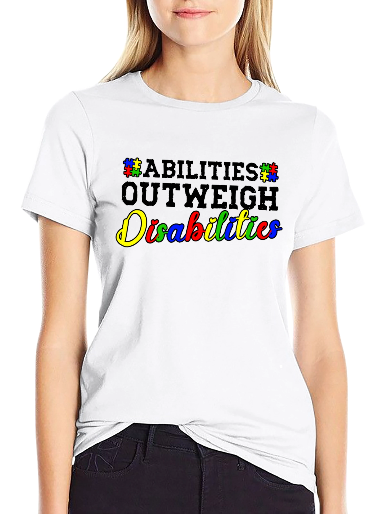 Abilities Outweigh Disabilities T-Shirt