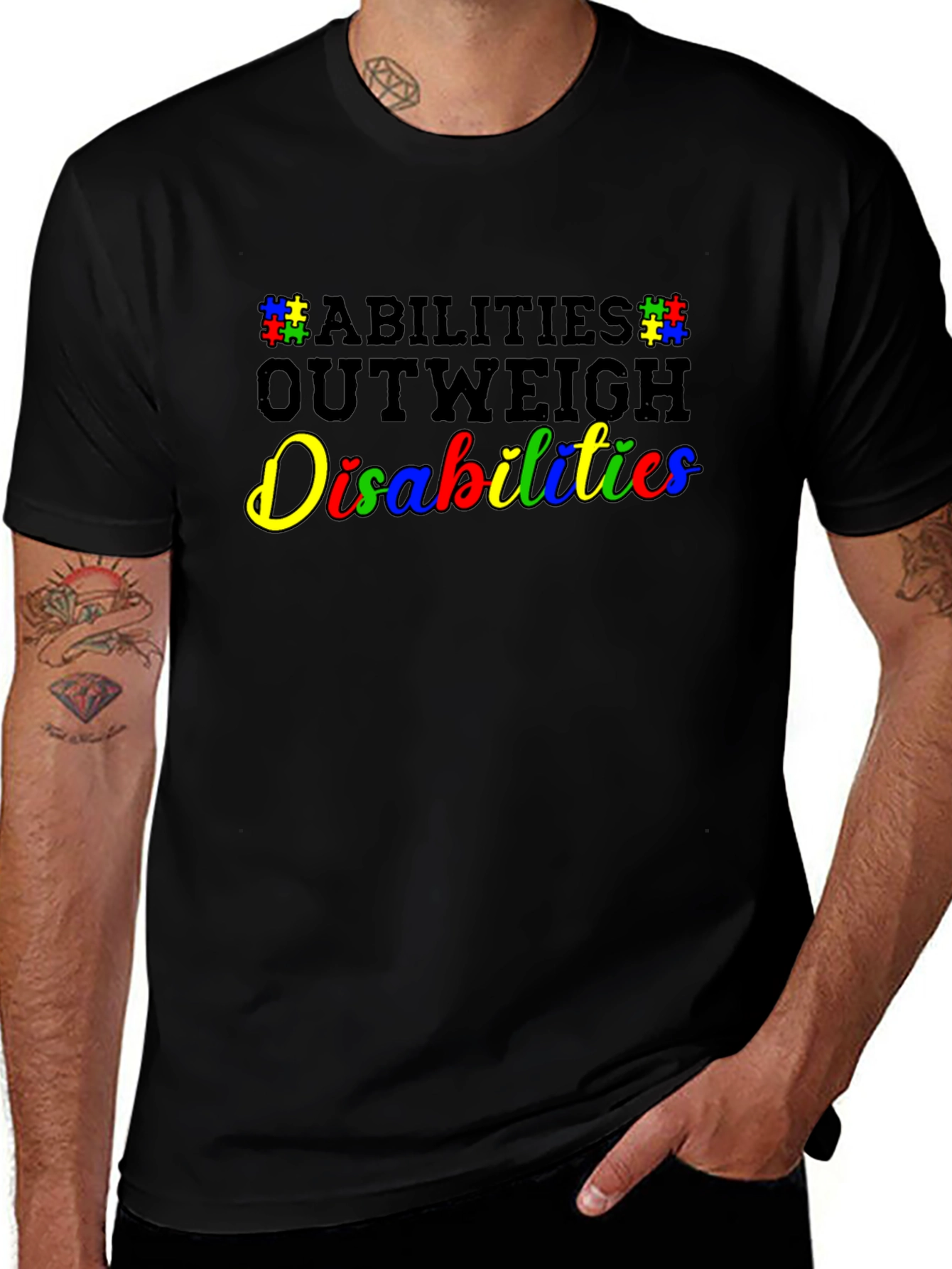 Abilities Outweigh Disabilities T-Shirt