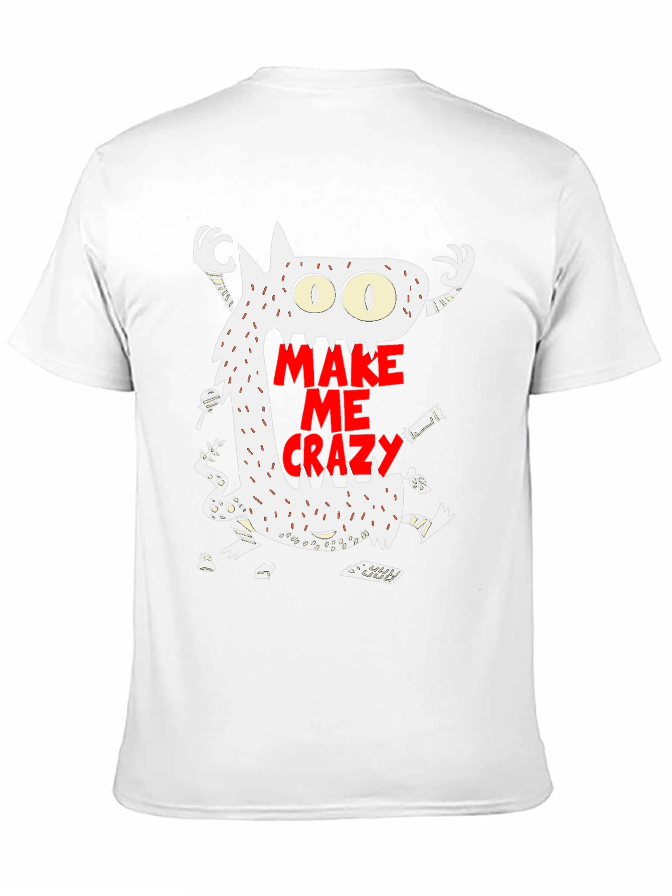 Make Me Crazy Graphic T-Shirt - Black