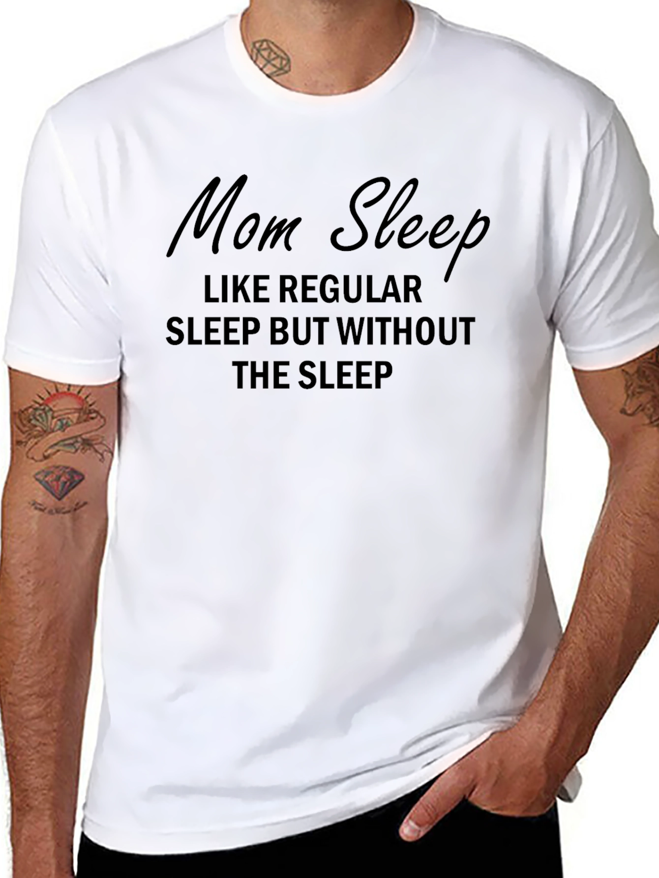 Mom Sleep T-Shirt - Funny Sleep Deprived Tee