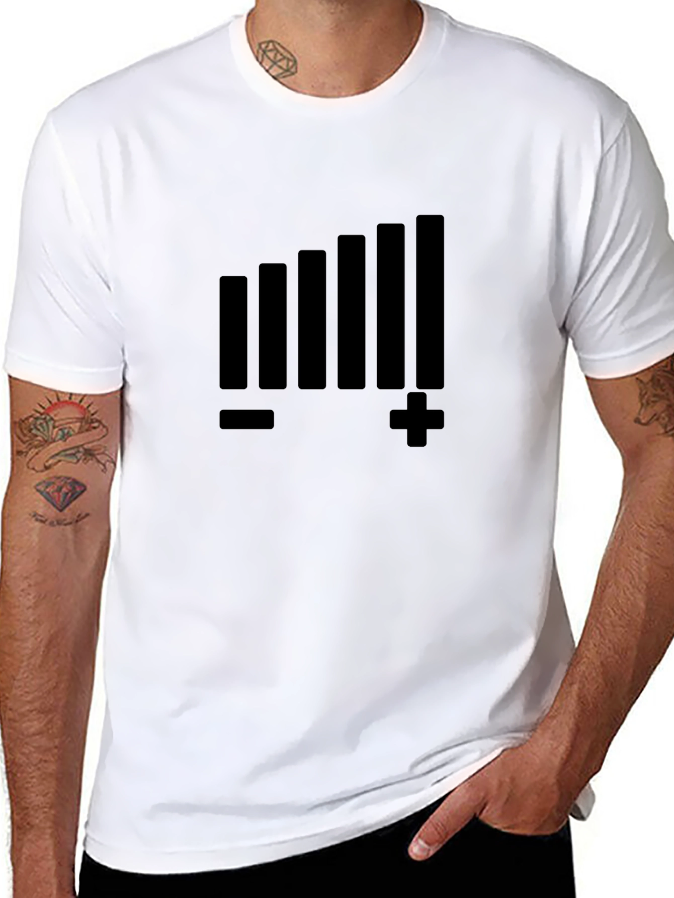 Volume Control Graphic Tee - Black T-Shirt