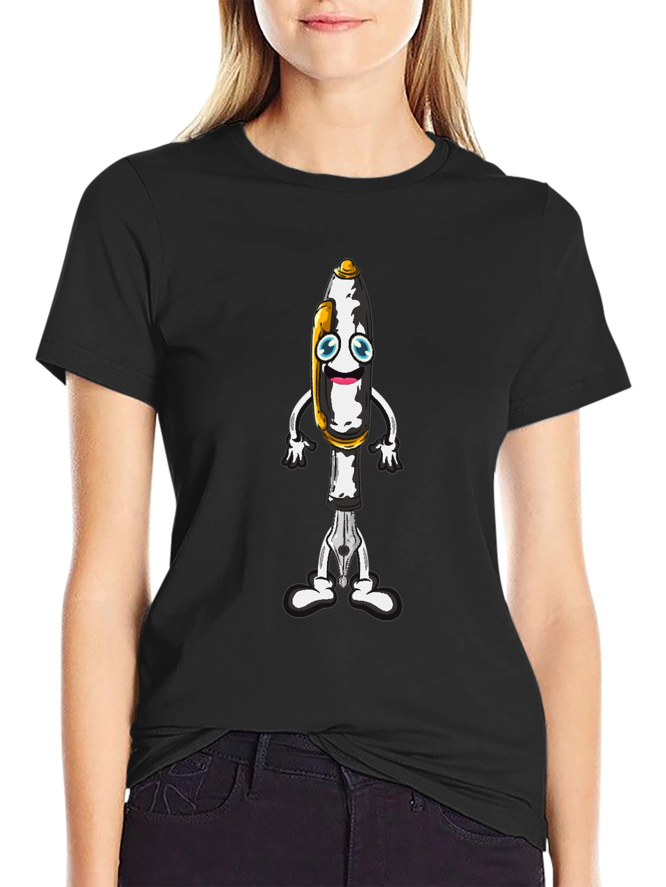 Cartoon Pen T-Shirt