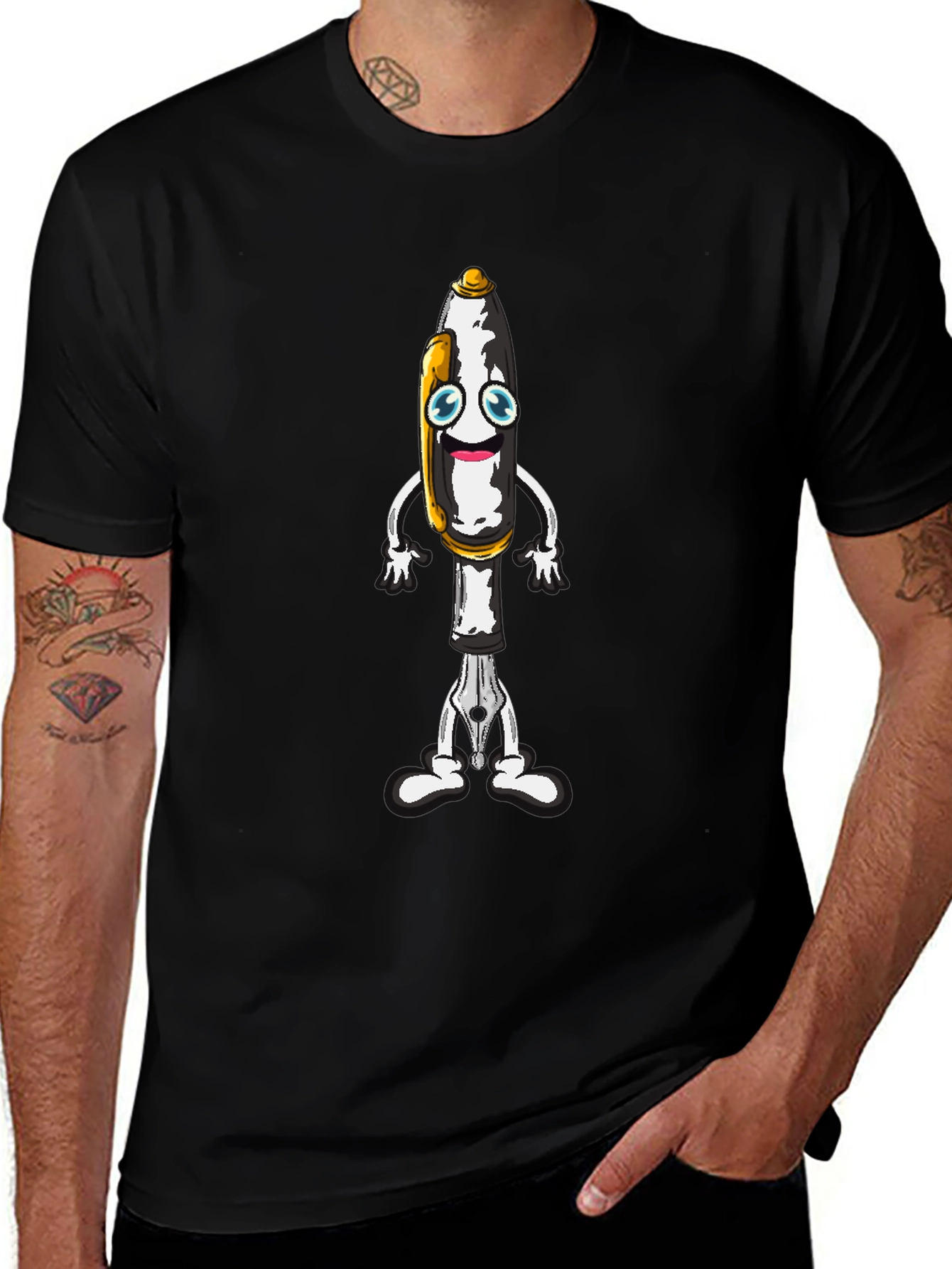 Cartoon Pen T-Shirt
