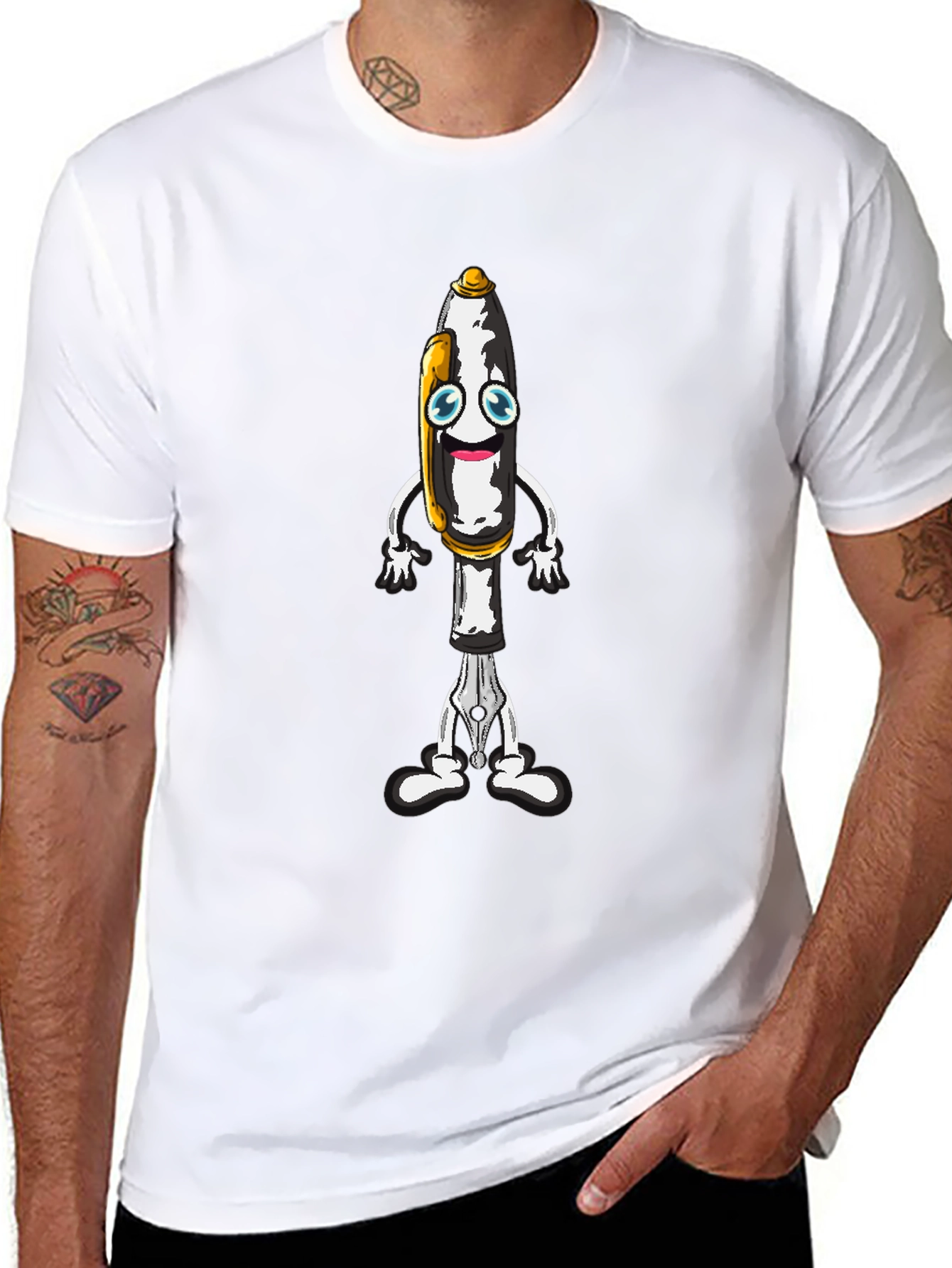 Cartoon Pen T-Shirt