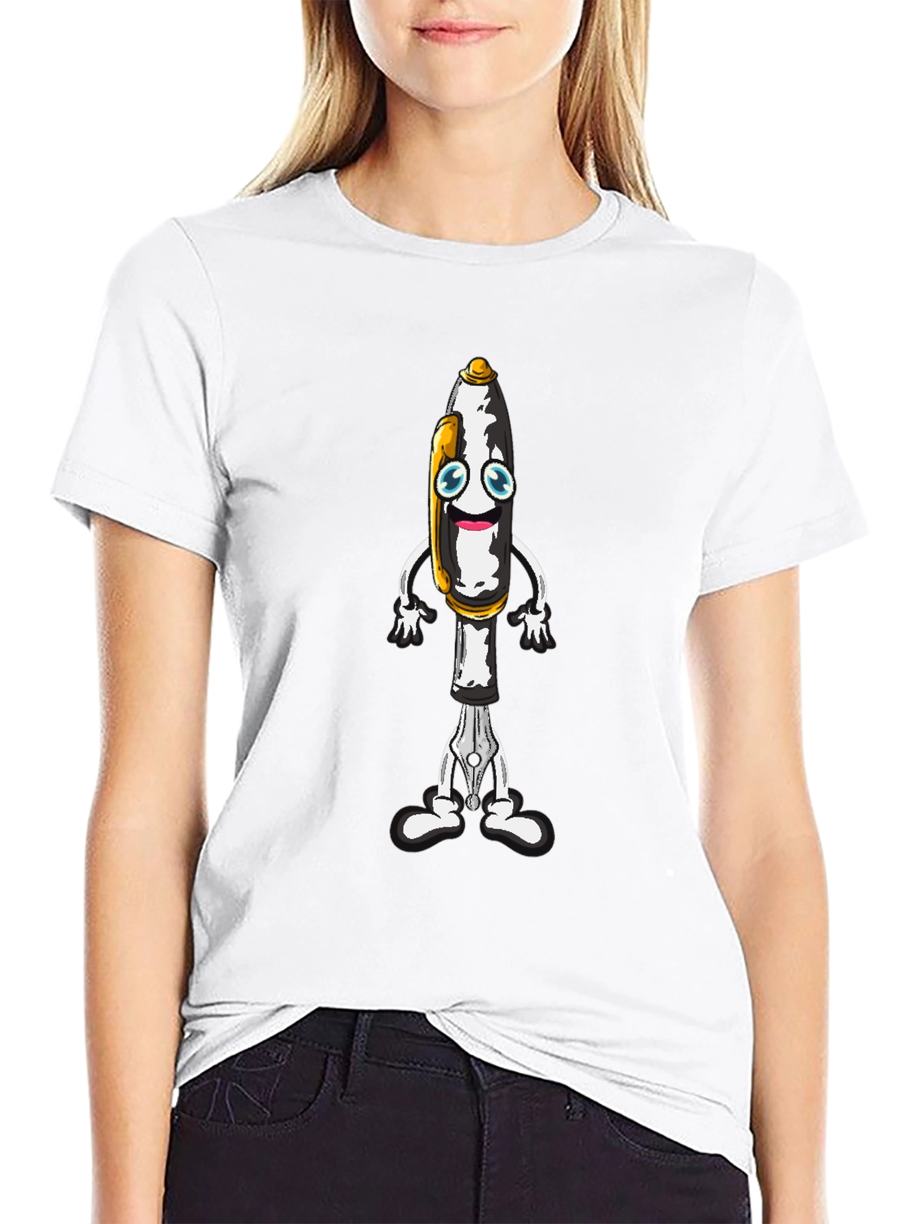 Cartoon Pen T-Shirt