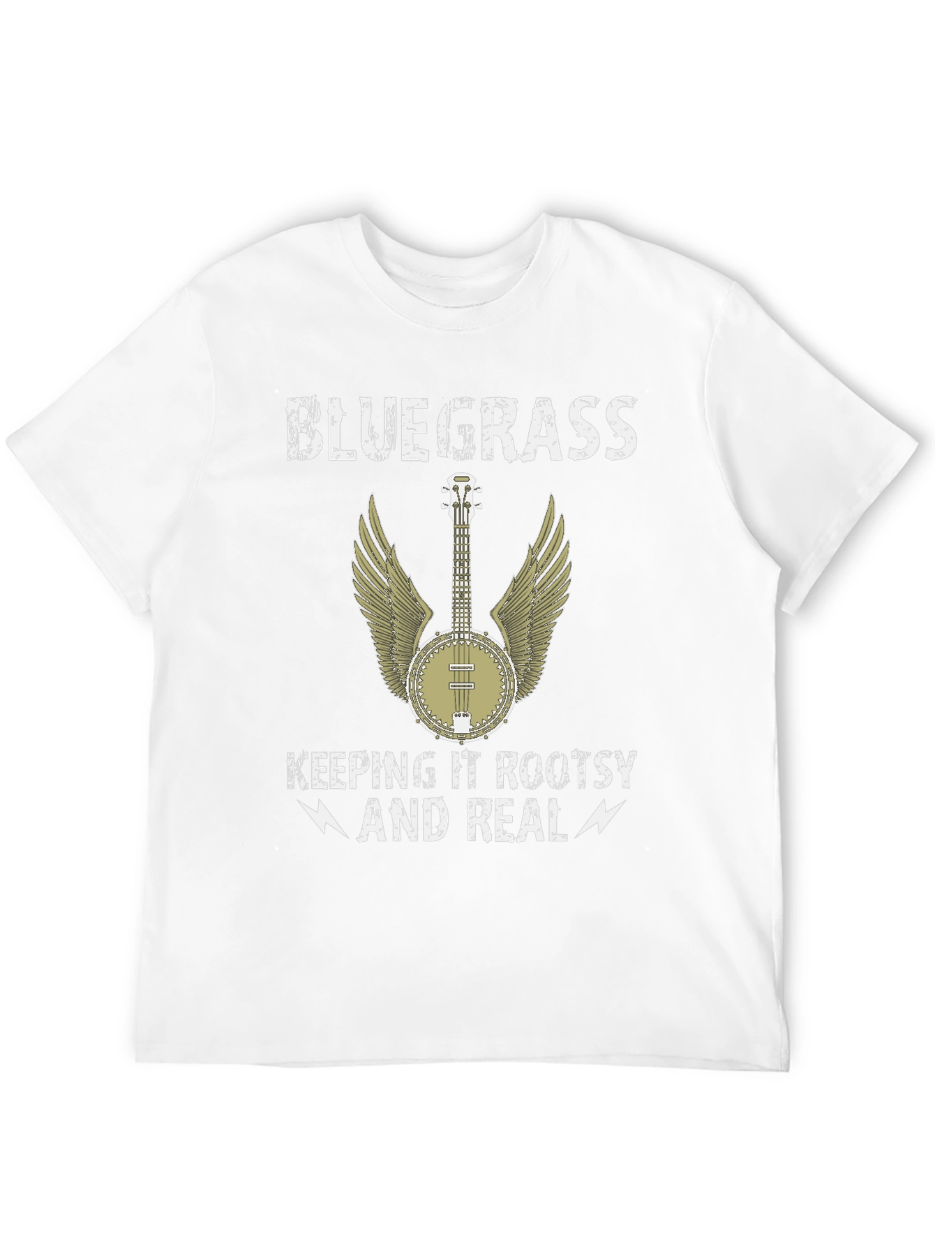 Bluegrass Music T-Shirt - Rooted and Real!