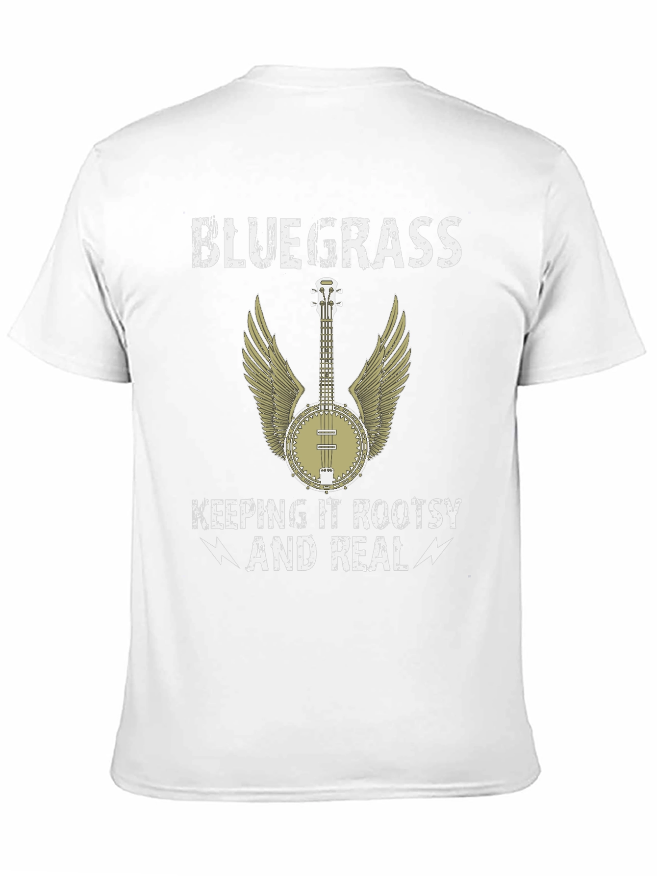Bluegrass Music T-Shirt - Rooted and Real!