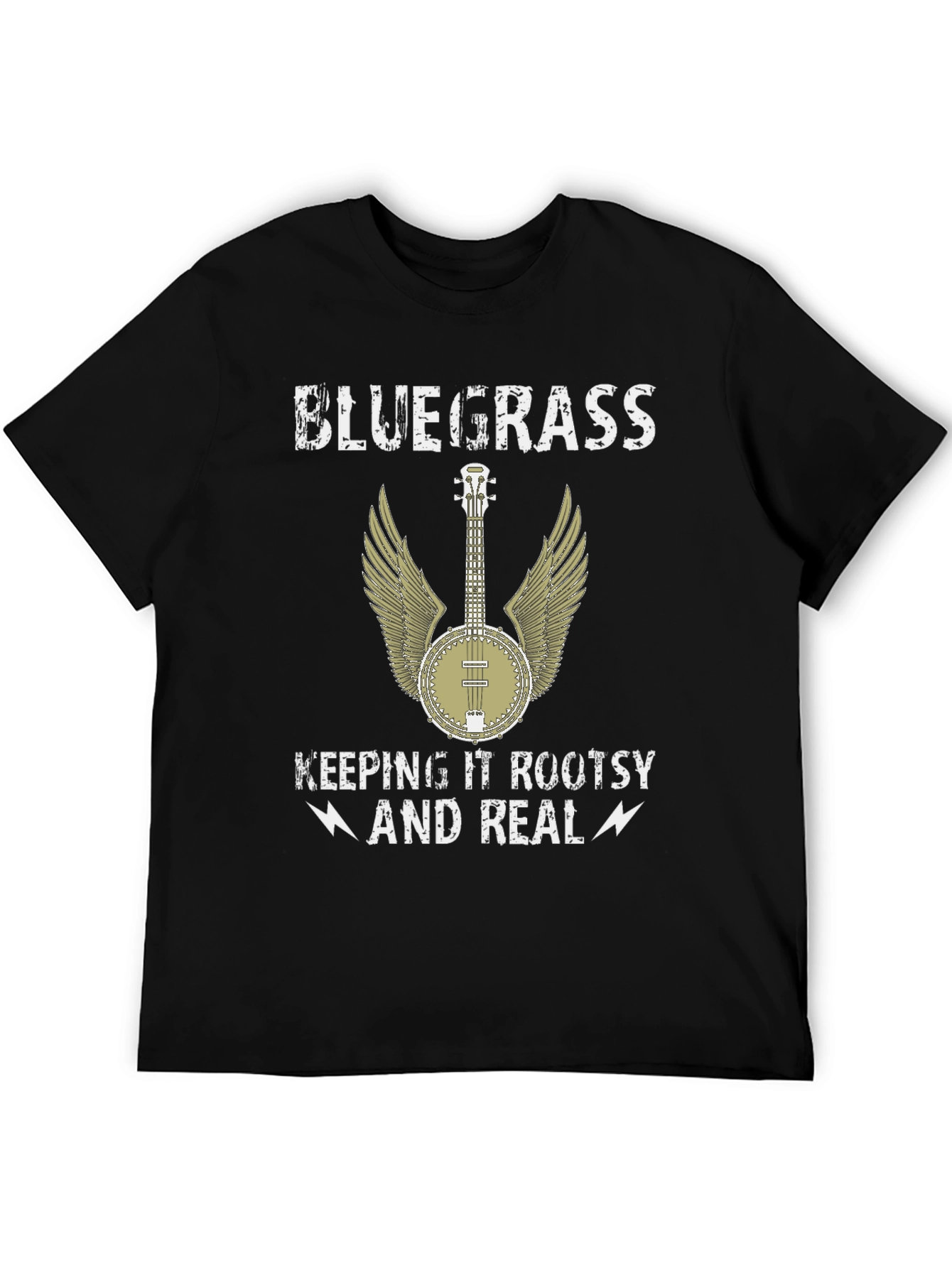 Bluegrass Music T-Shirt - Rooted and Real!