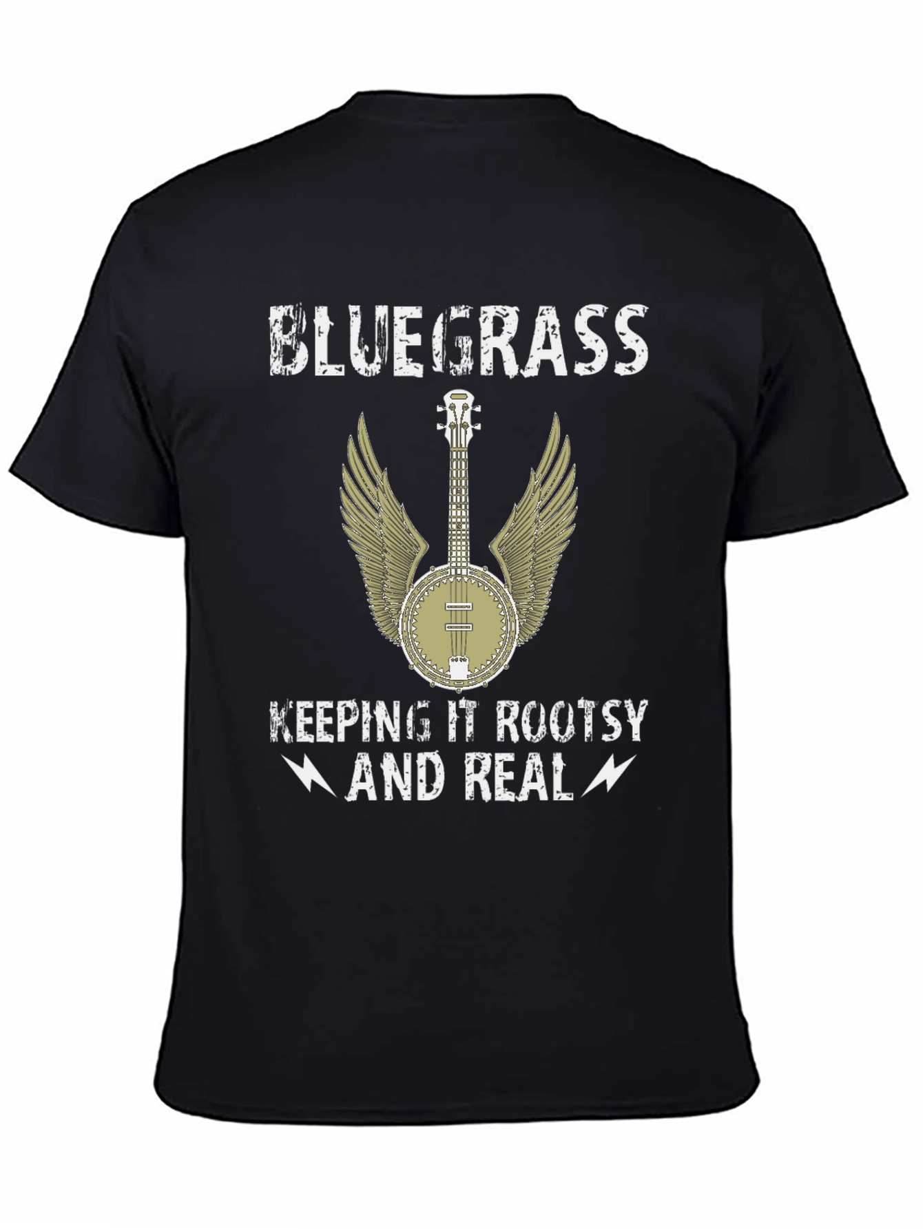 Bluegrass Music T-Shirt - Rooted and Real!