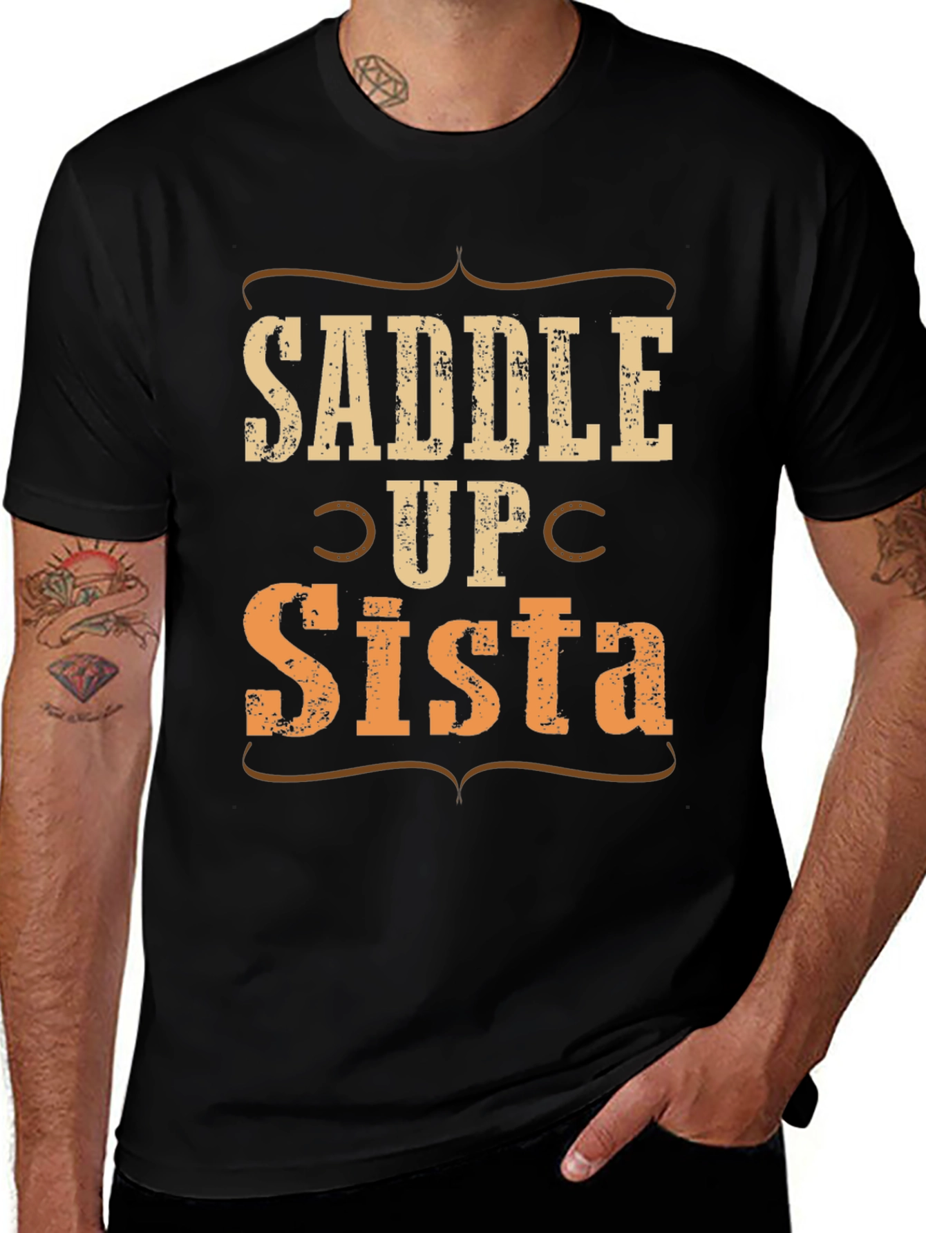 Saddle Up Sista T-Shirt Western Style Tee