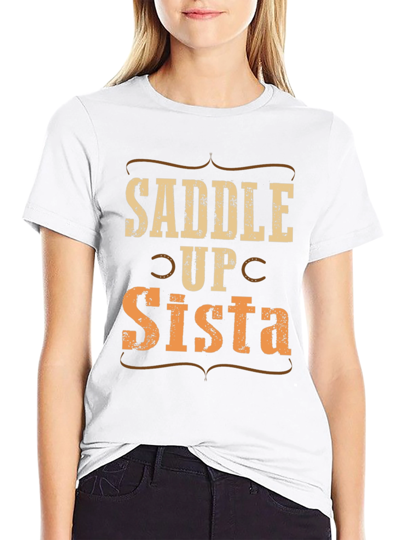 Saddle Up Sista T-Shirt Western Style Tee
