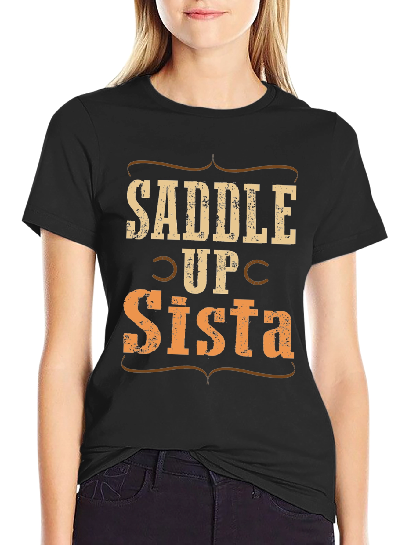 Saddle Up Sista T-Shirt Western Style Tee