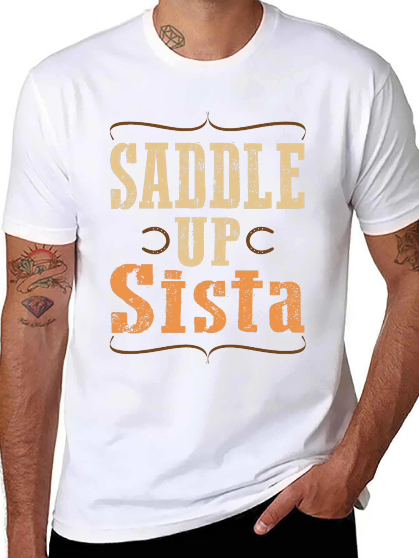 Saddle Up Sista T-Shirt Western Style Tee
