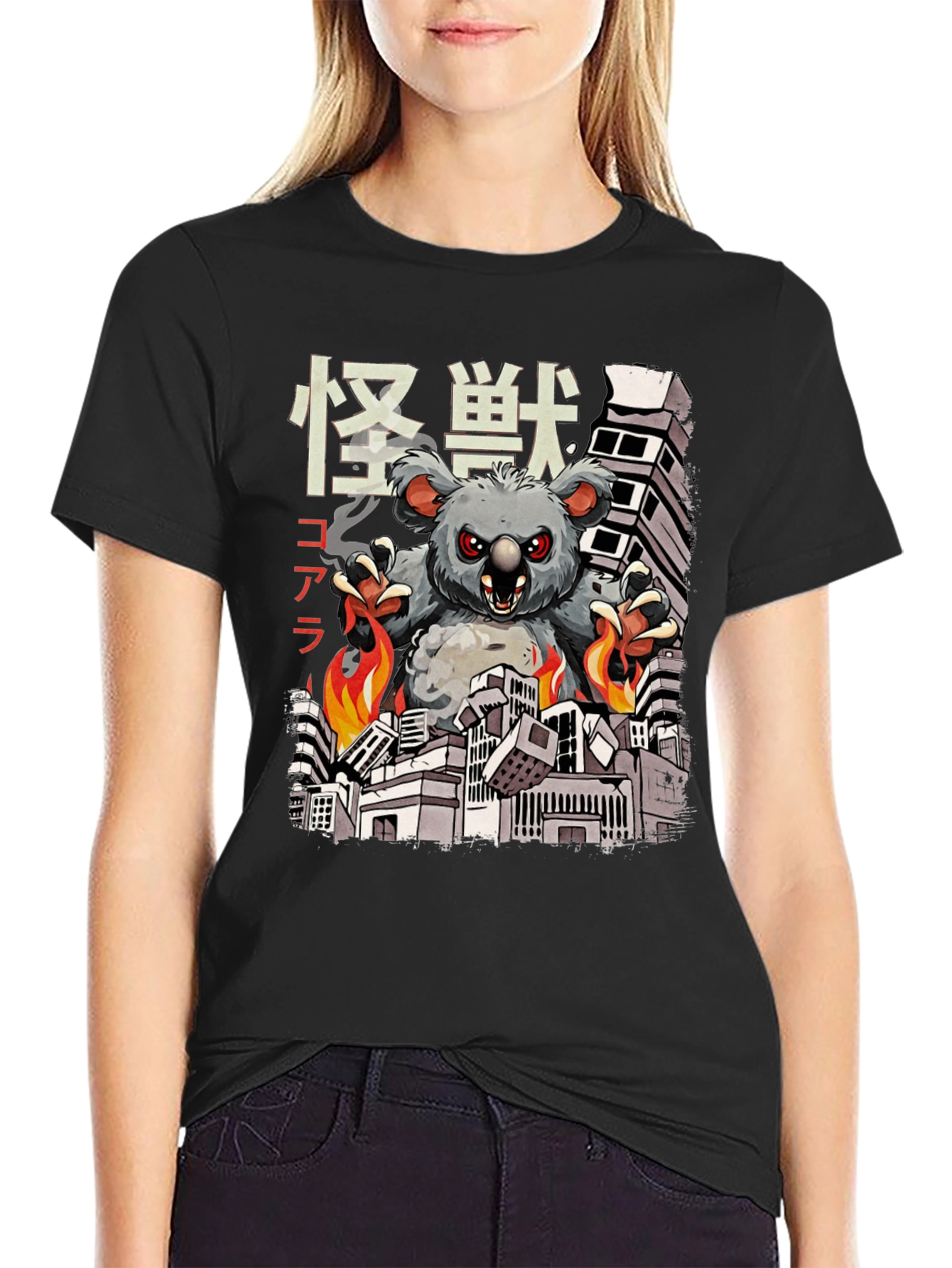 Kaiju Koala T-Shirt - Monster Koala Wrecking City