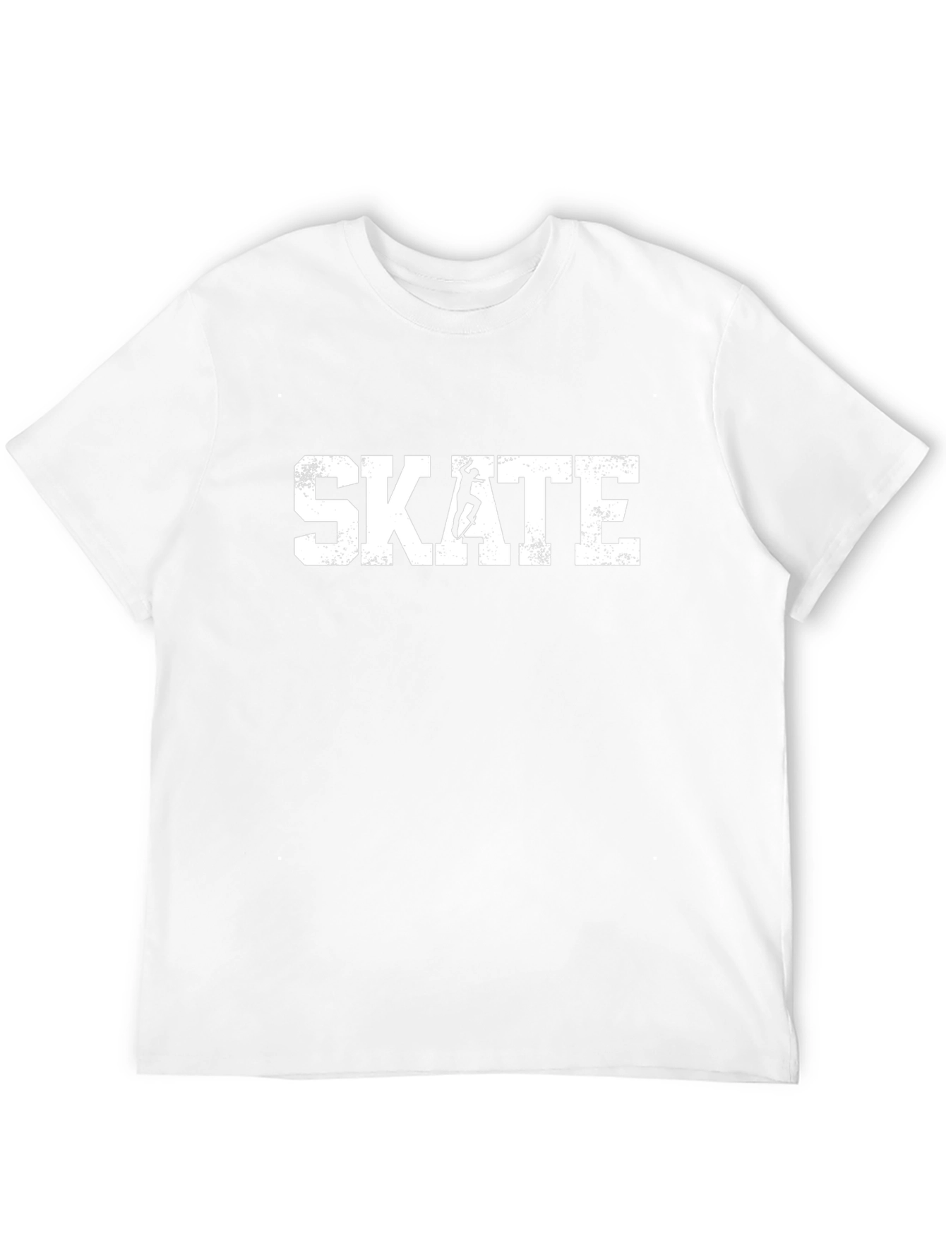 Skateboarding T-Shirt - Black Cotton Graphic Tee