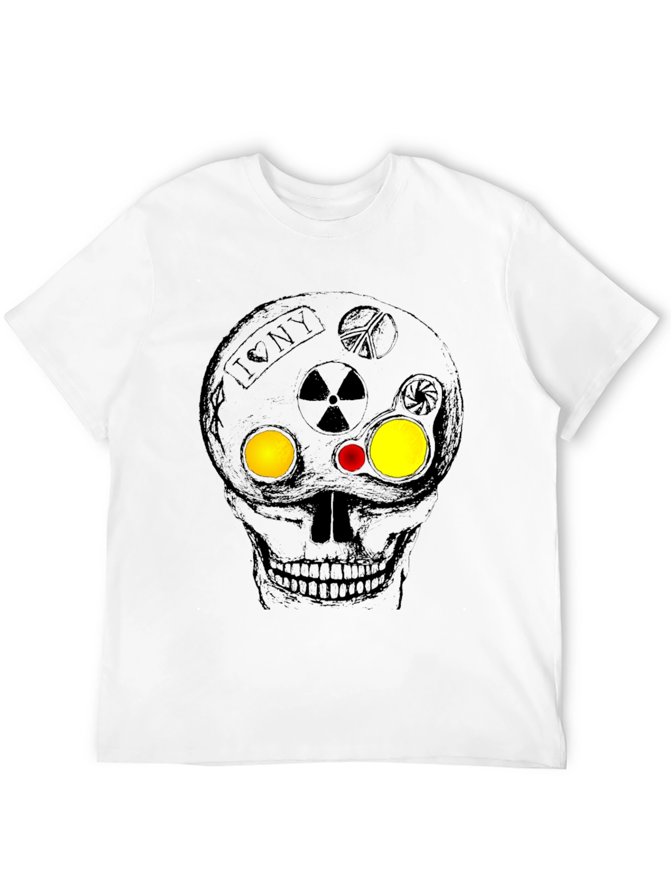 Skull Graphic Tee - Edgy Urban Design