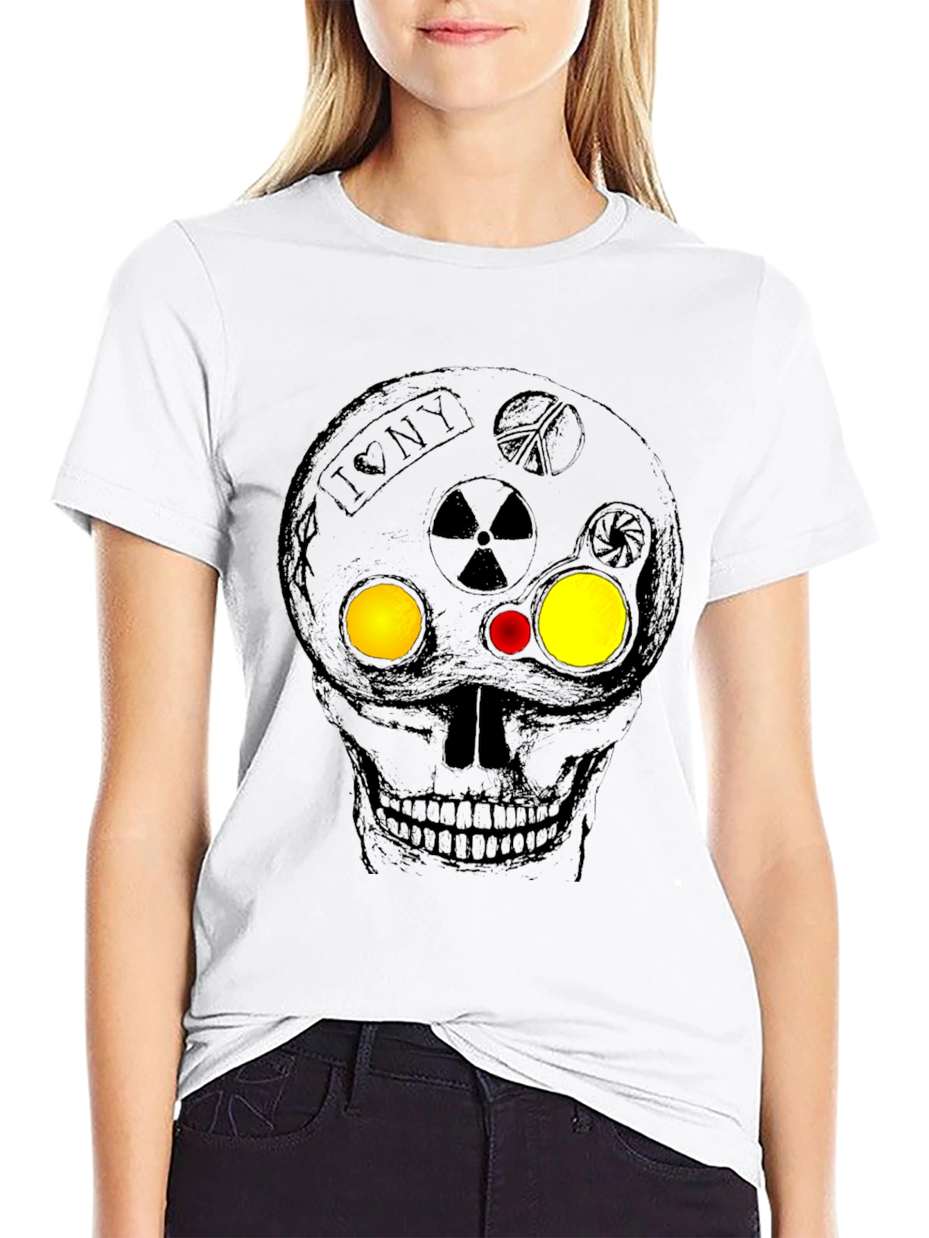 Skull Graphic Tee - Edgy Urban Design