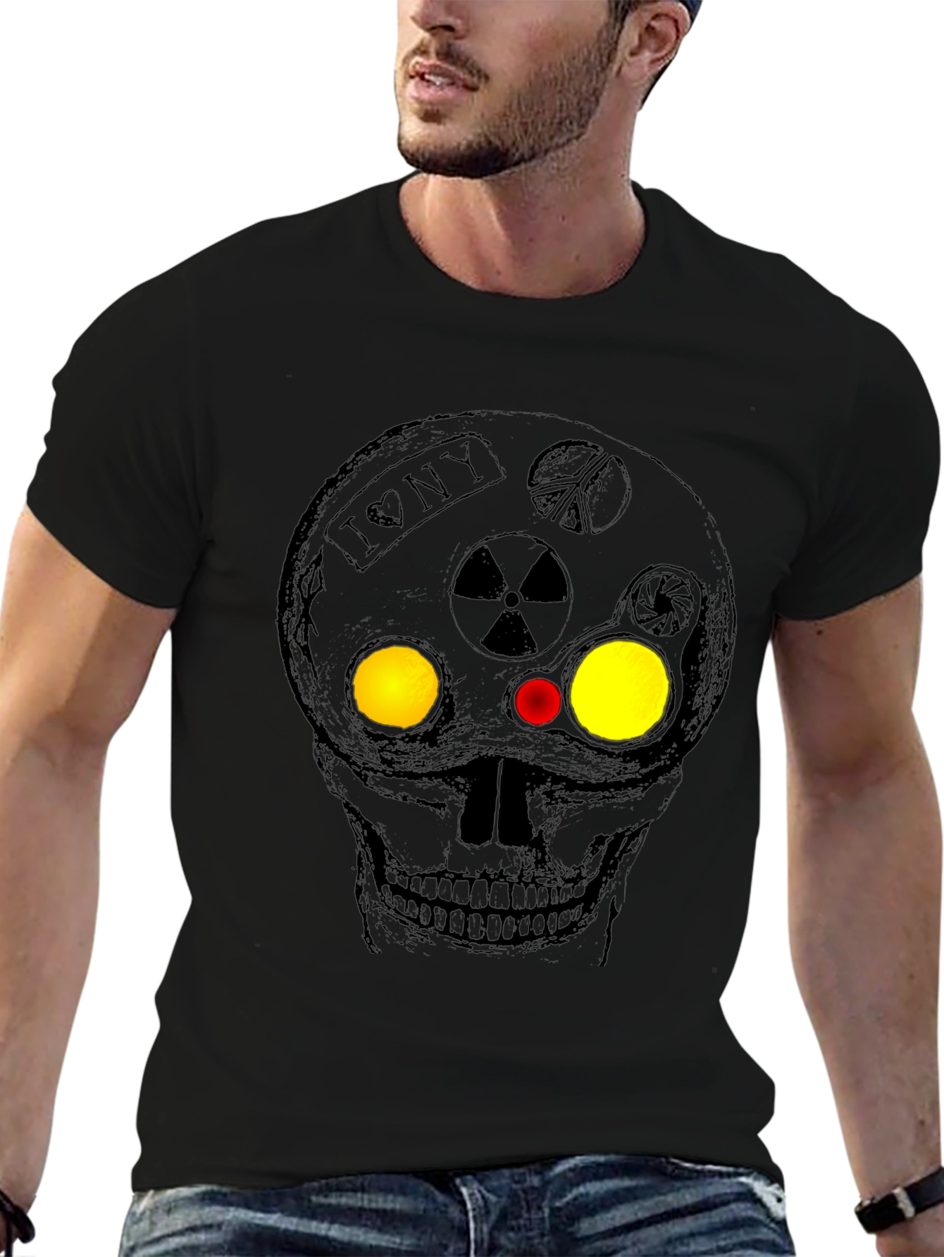 Skull Graphic Tee - Edgy Urban Design