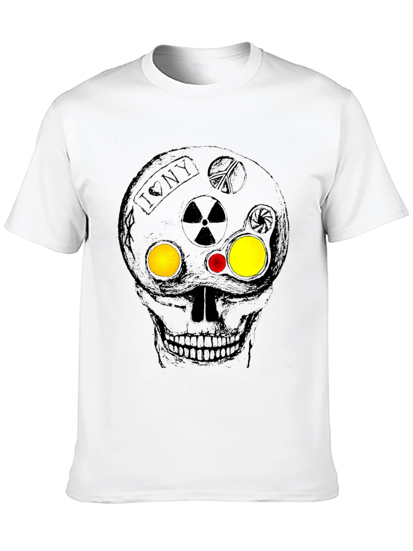Skull Graphic Tee - Edgy Urban Design