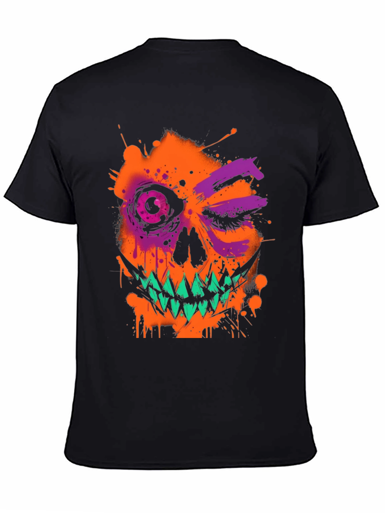 Halloween Skull Graphic Tee