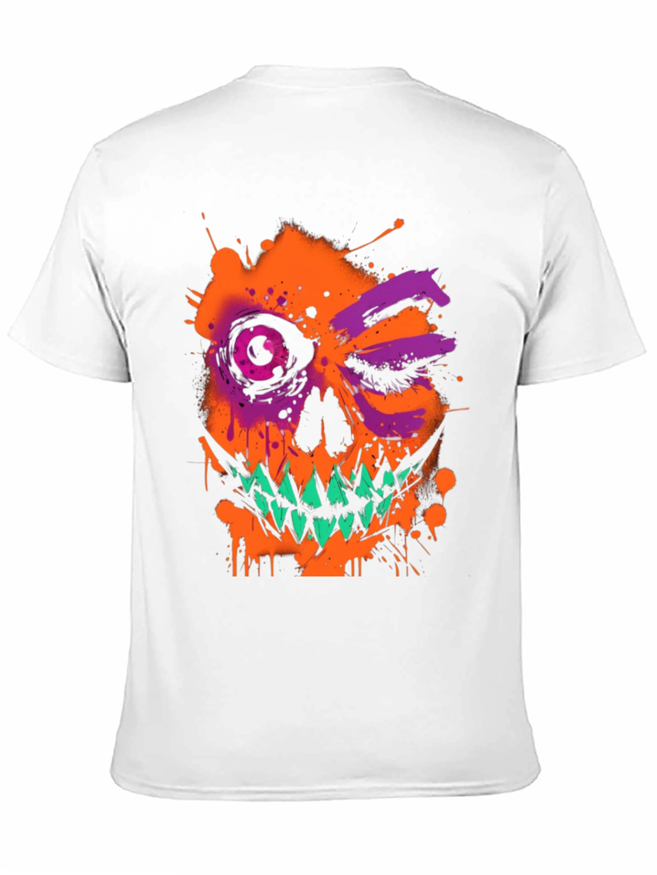 Halloween Skull Graphic Tee