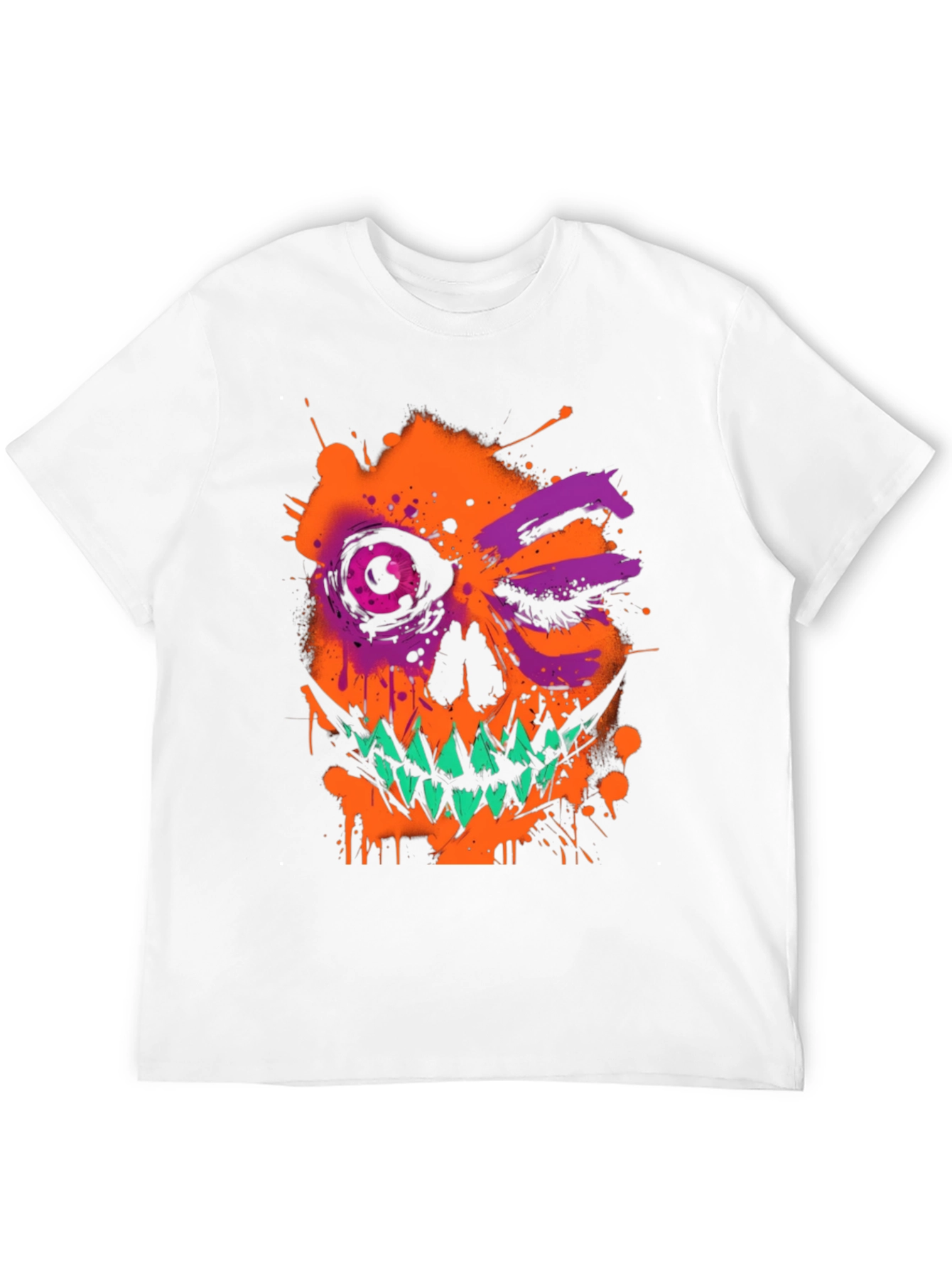 Halloween Skull Graphic Tee