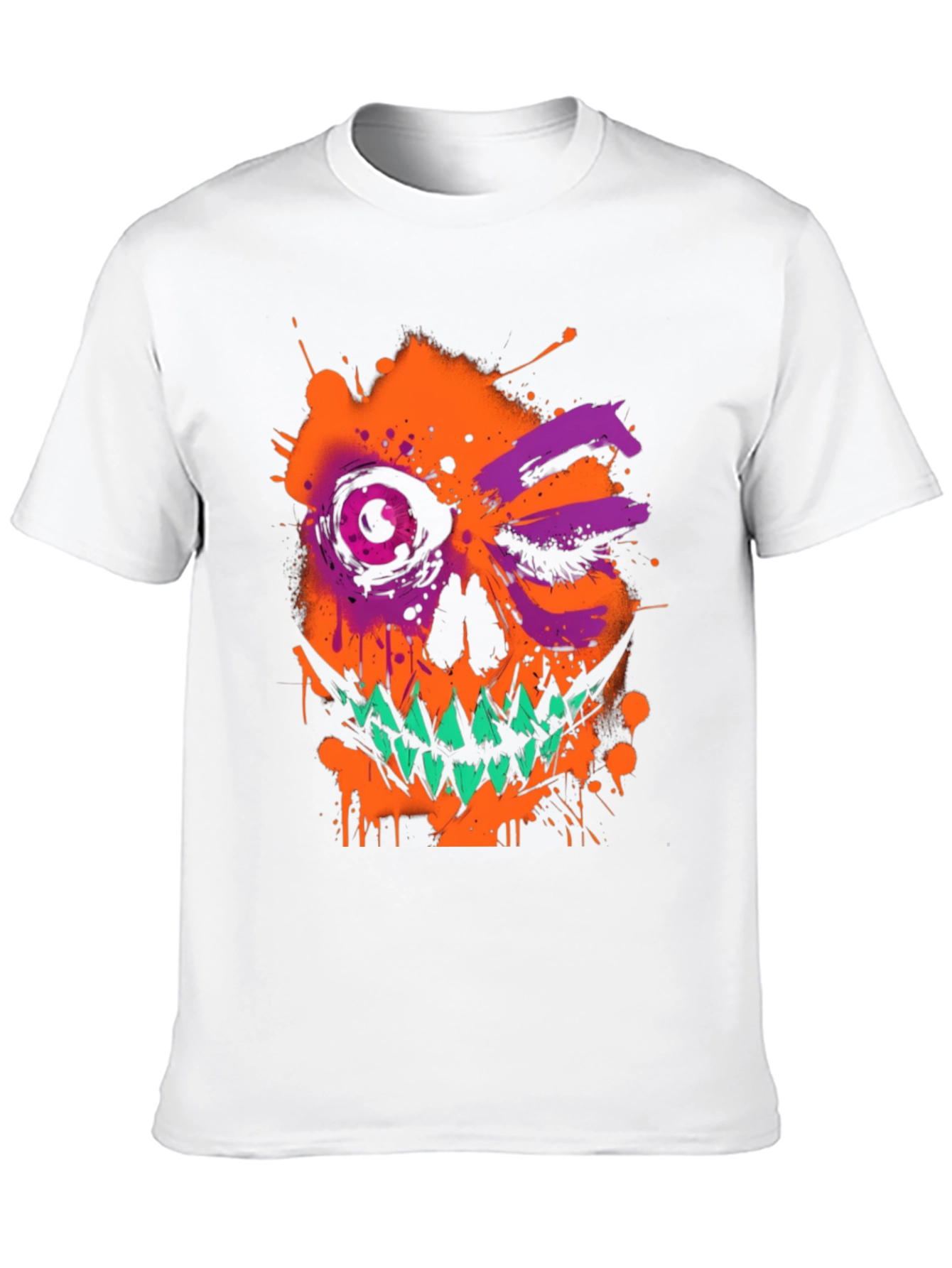 Halloween Skull Graphic Tee