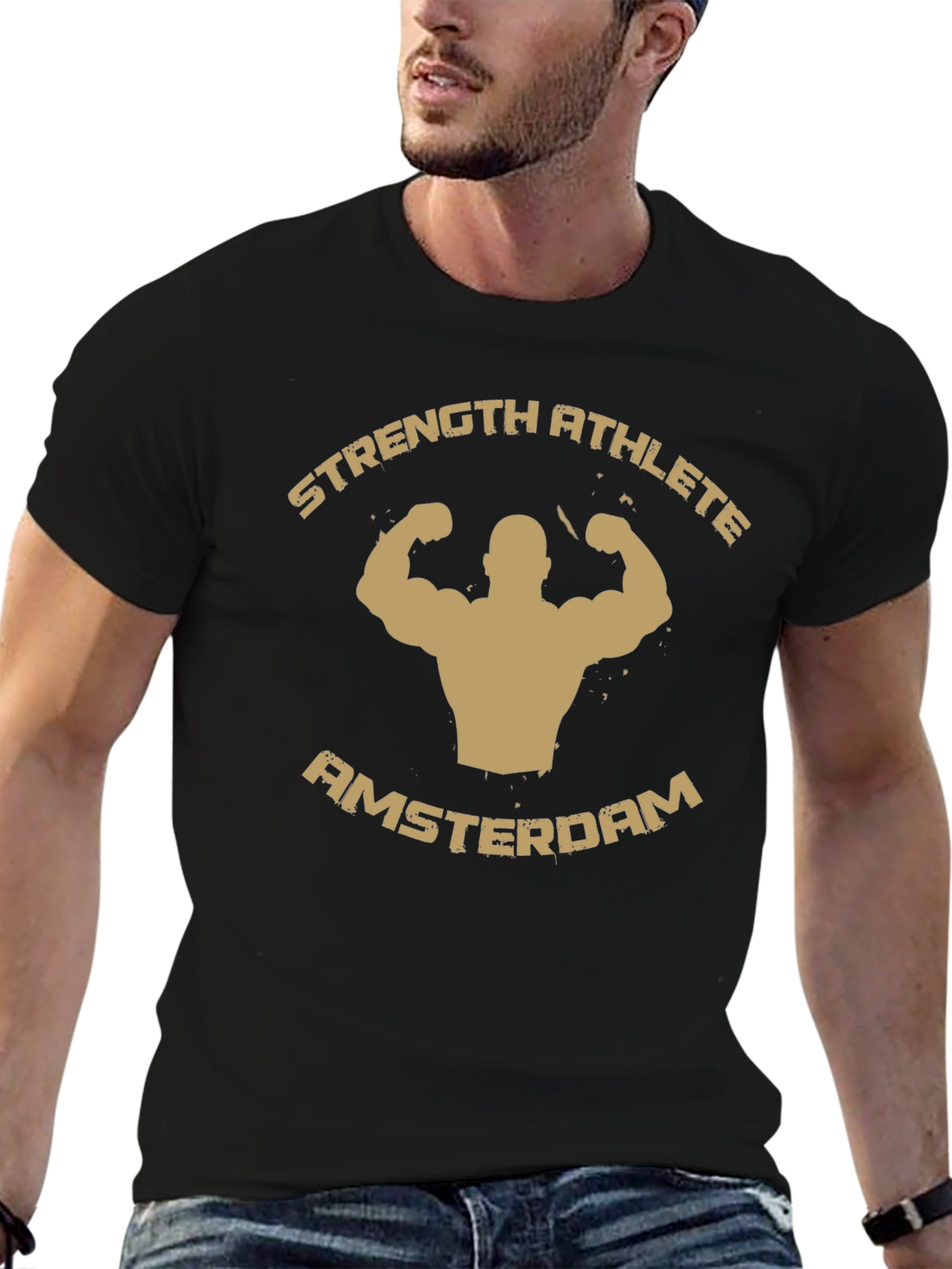 Strength Athlete Amsterdam Black T-Shirt