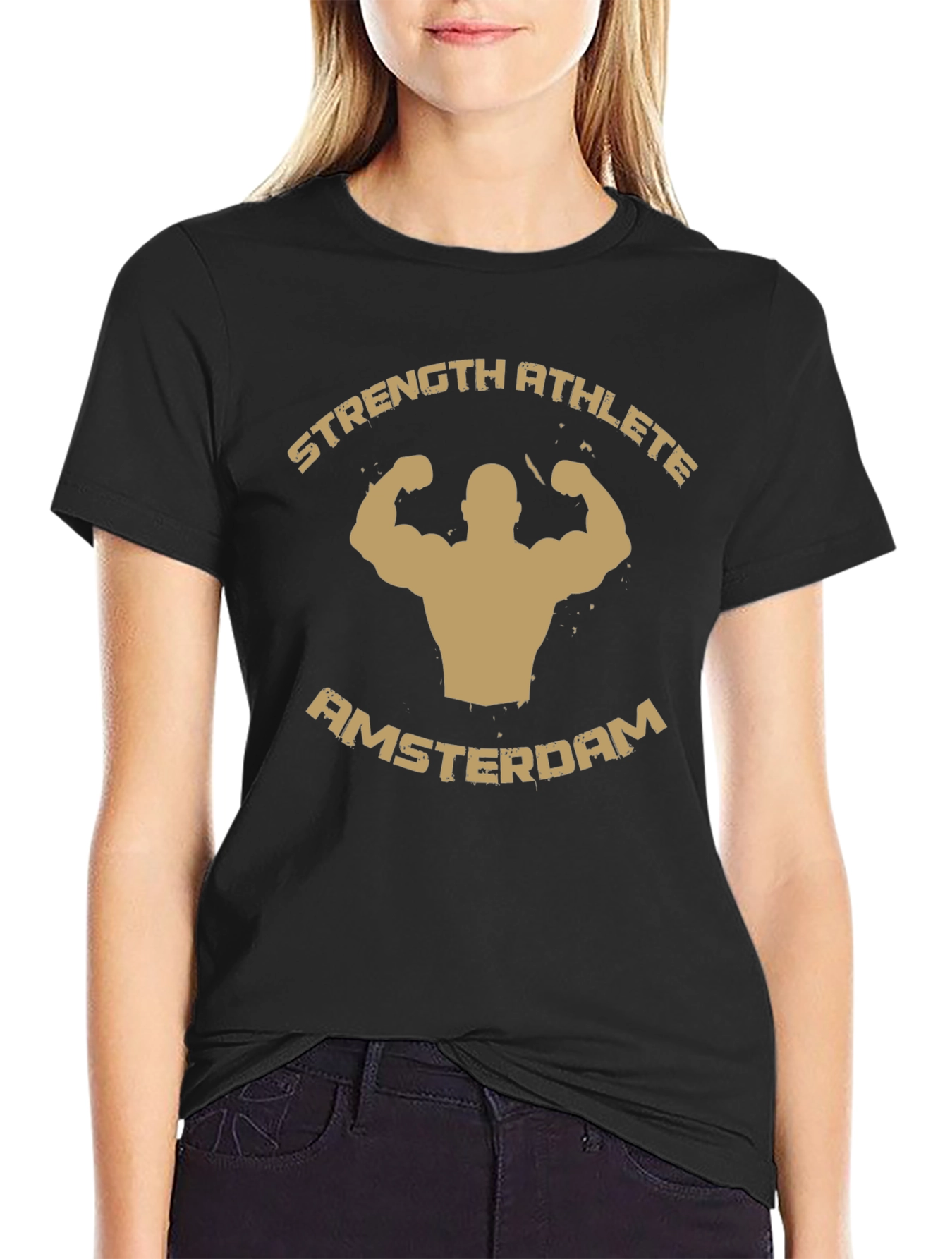 Strength Athlete Amsterdam Black T-Shirt
