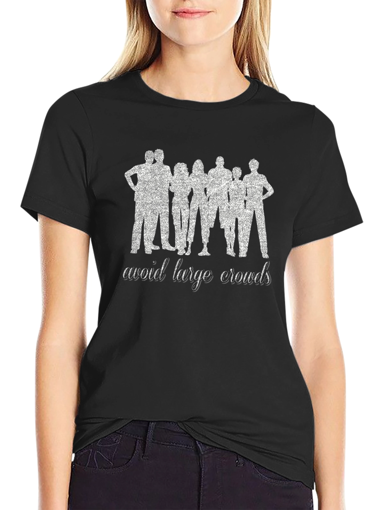 Avoid Crowds Graphic Tee