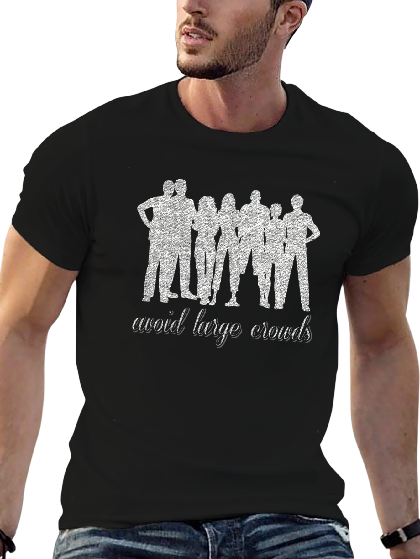 Avoid Crowds Graphic Tee