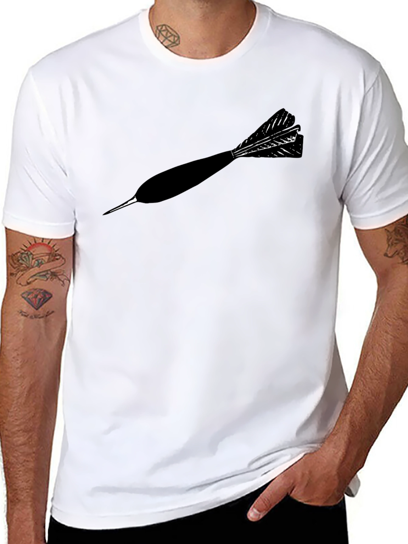 Dart Graphic Tee - Casual Comfort