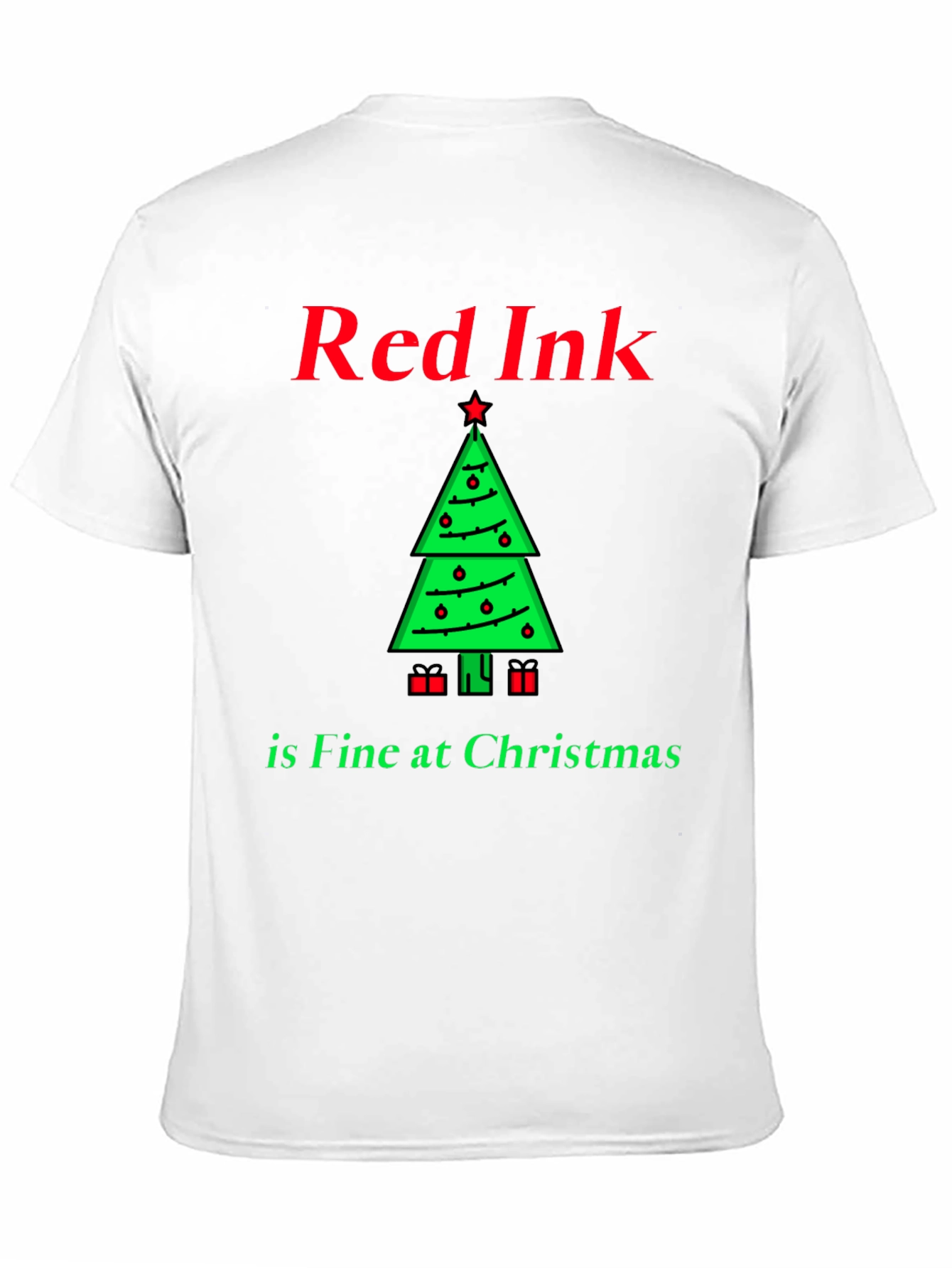 Red Ink Christmas T-Shirt