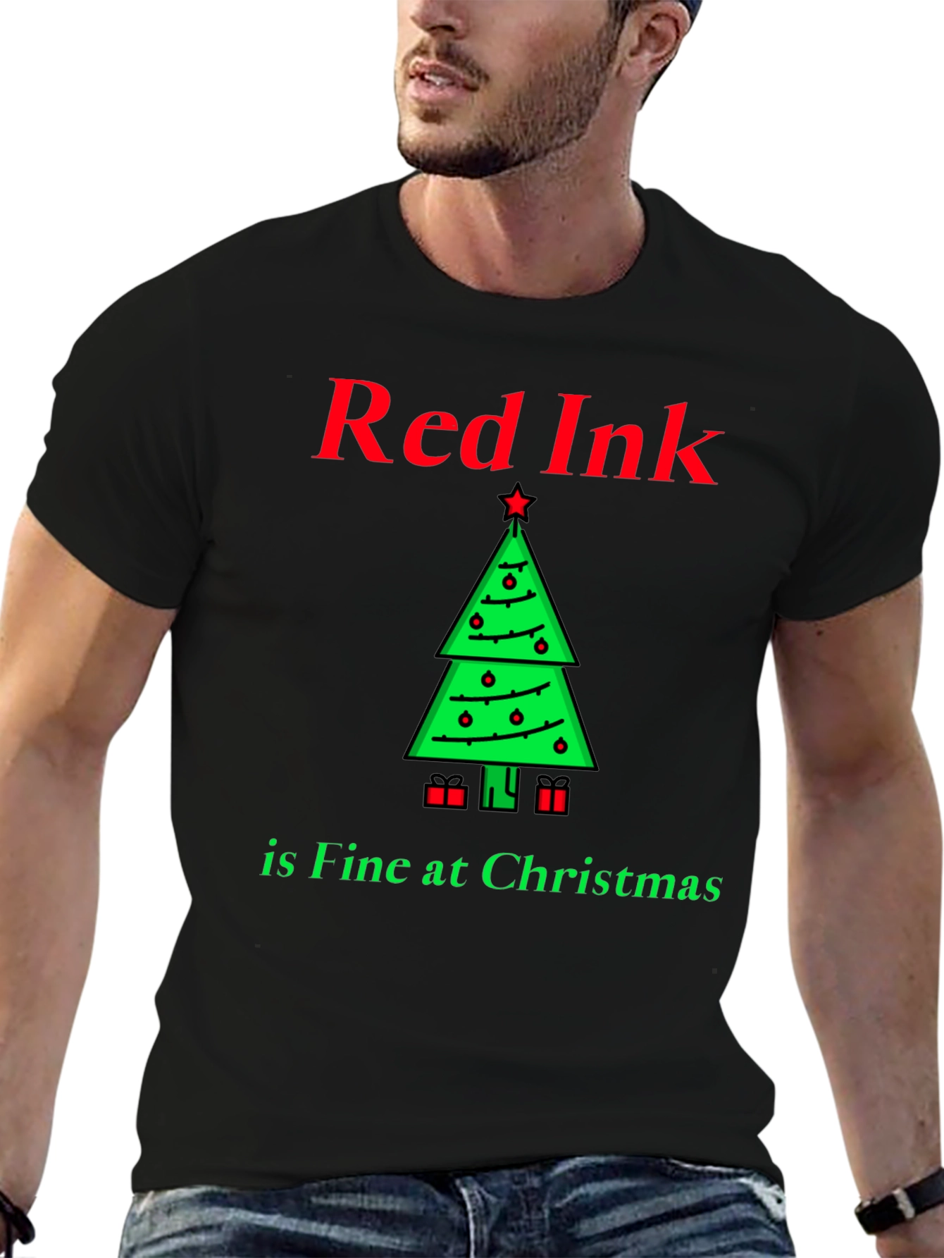 Red Ink Christmas T-Shirt