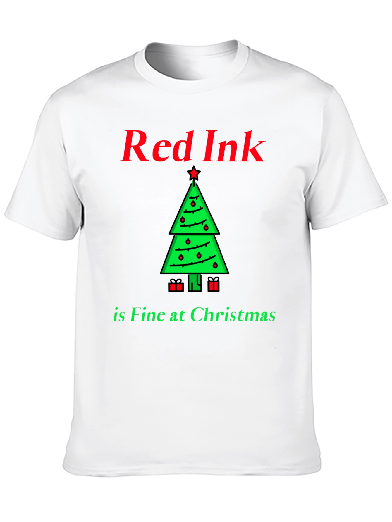 Red Ink Christmas T-Shirt