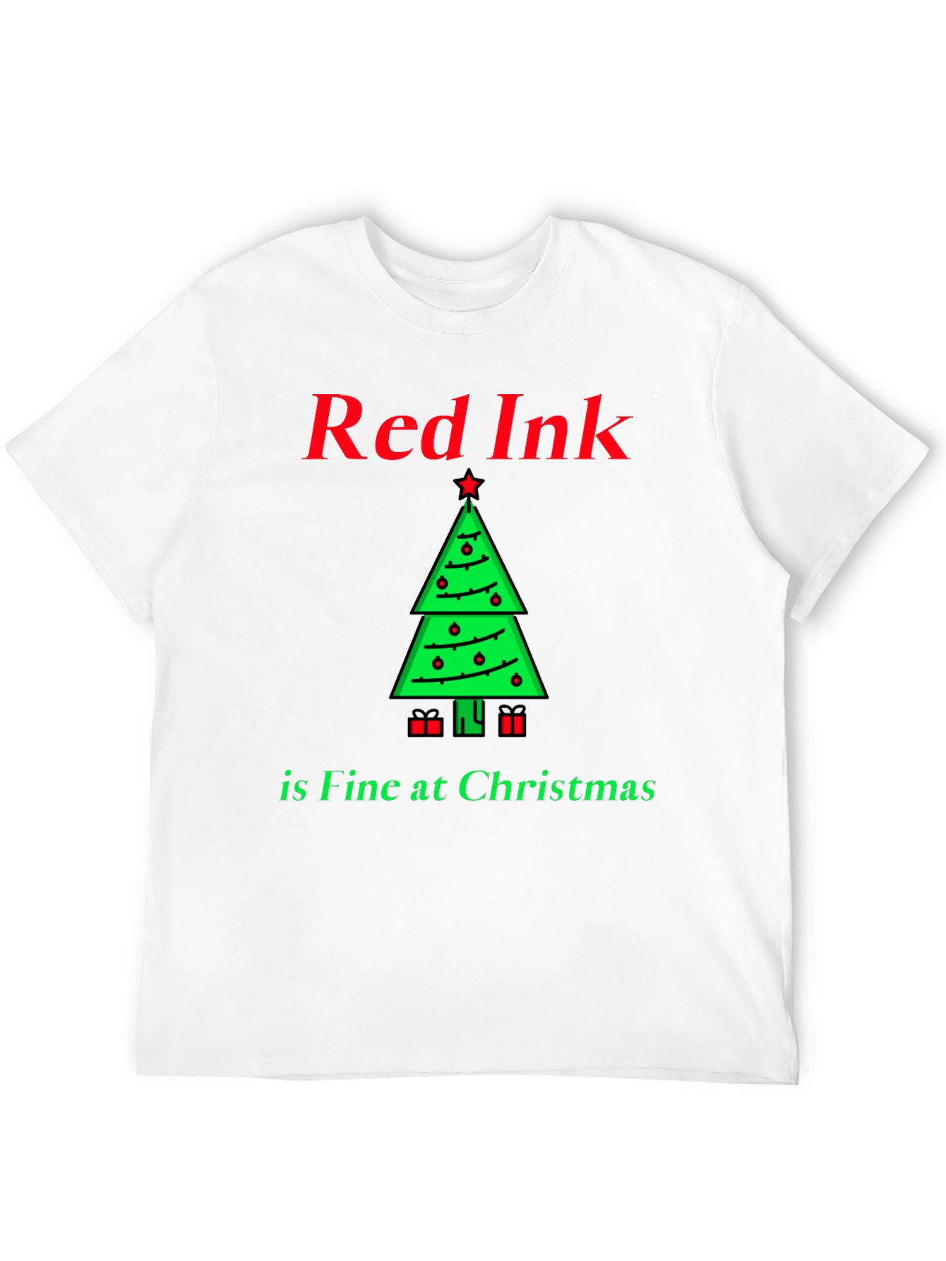 Red Ink Christmas T-Shirt